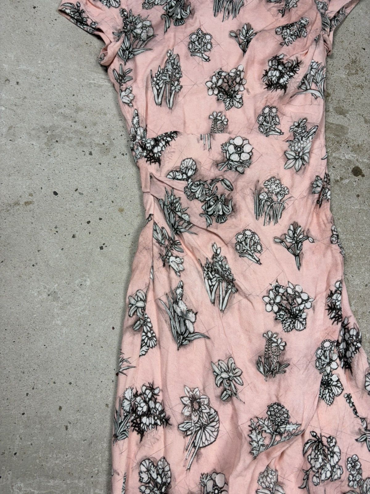 Vivienne Westwood Vivienne Westwood Red Label 2013 Pink Floral Print Dress Size M / US 6-8 / IT 42-44 - 5 Thumbnail