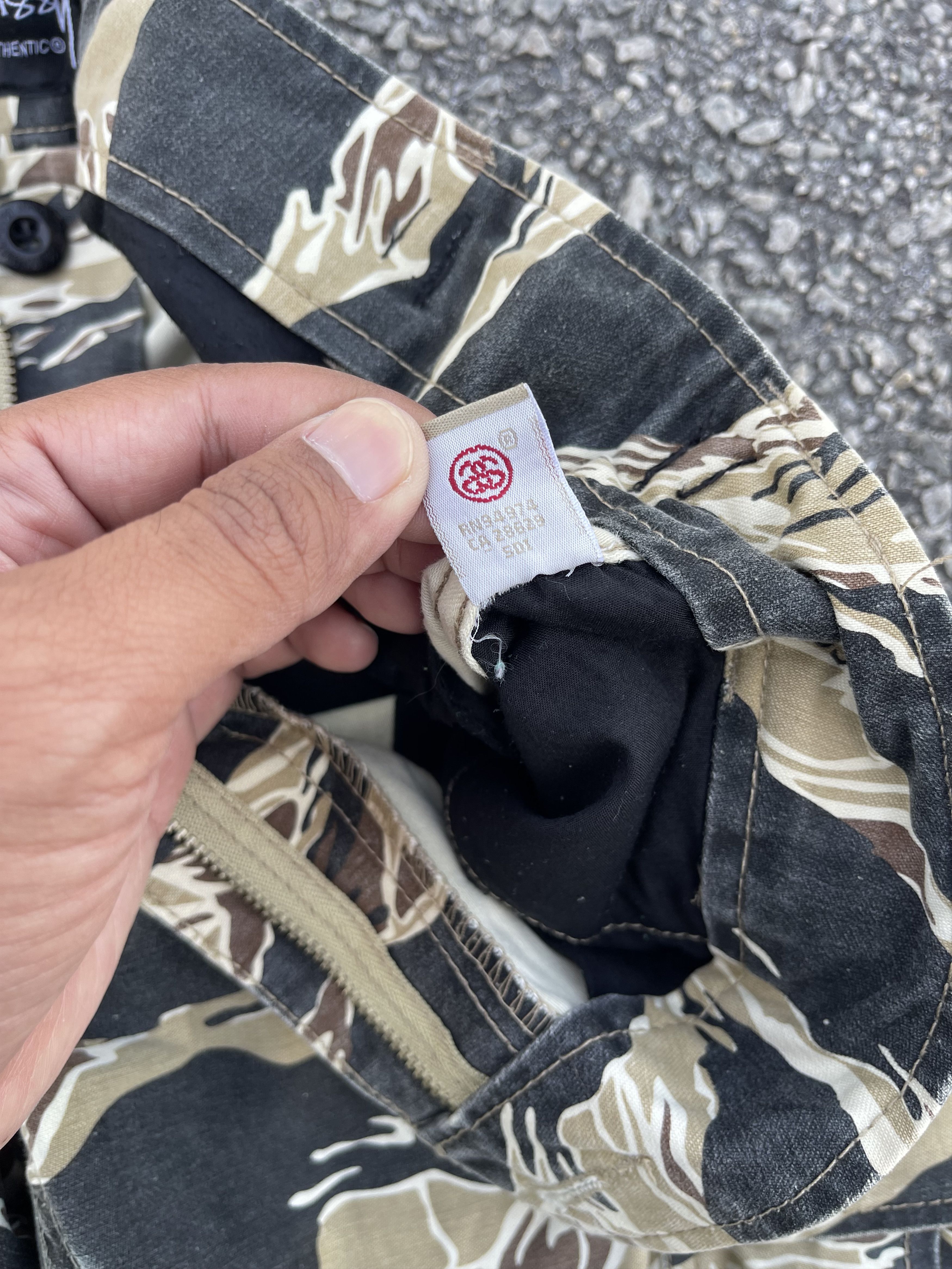 Stussy Stussy Tiger Stripe Camo Cargo Kendrick Lamar Size US 33 - 5 Thumbnail