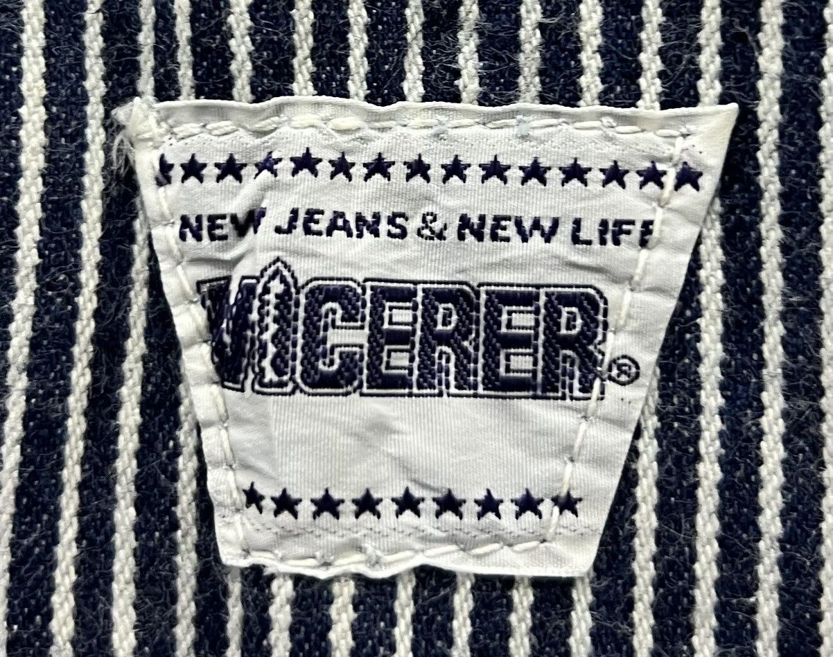 Japanese Brand × Vintage Vintage Vicerer Striped Denim Overalls - Size M Size US 31 - 11 Thumbnail