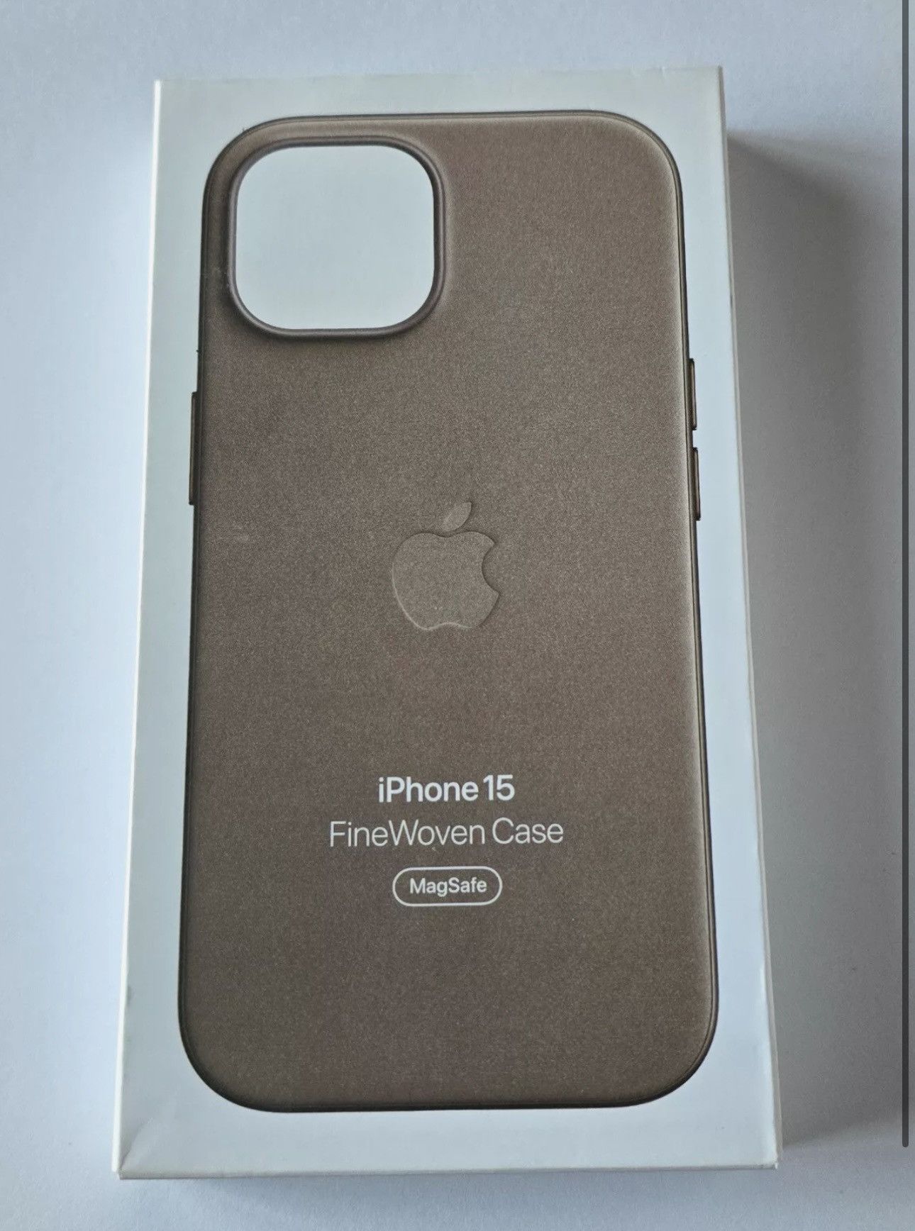Apple ORIGINAL Apple FineWoven Case iPhone 15 Taupe with MagSafe Size ONE SIZE - 1 Thumbnail