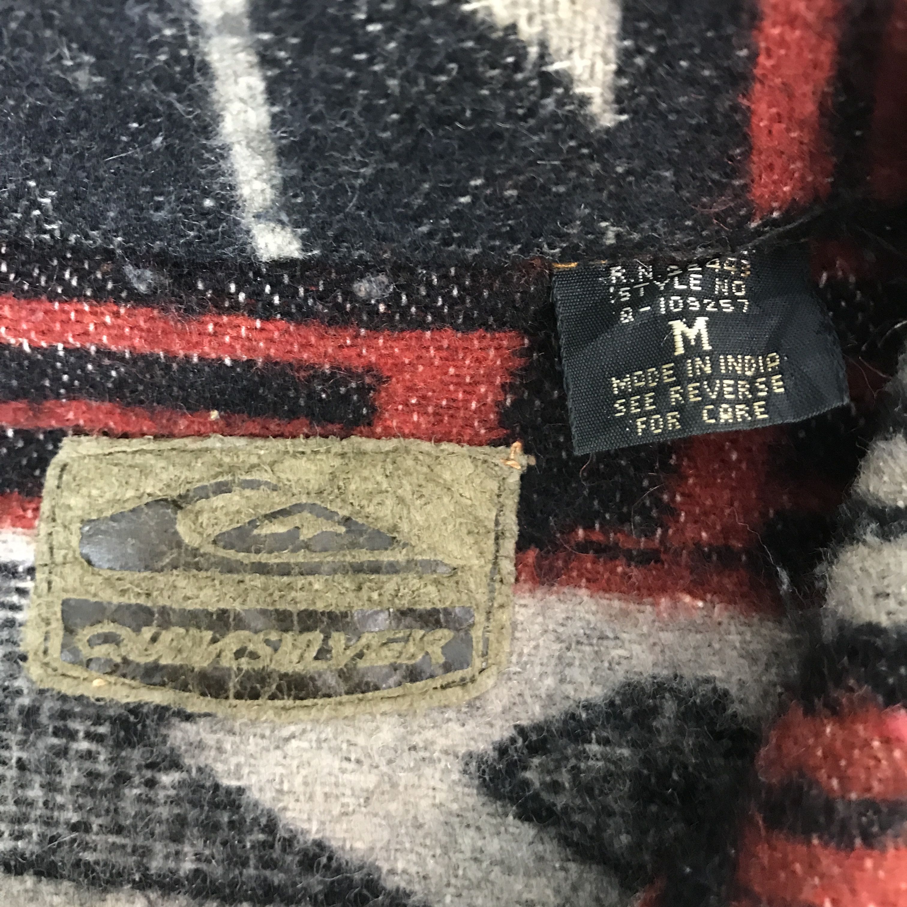 Quicksilver VTG QUICKSILVER NAVAJO ZIP WOOL JACKET Size US M / EU 48-50 / 2 - 8 Thumbnail