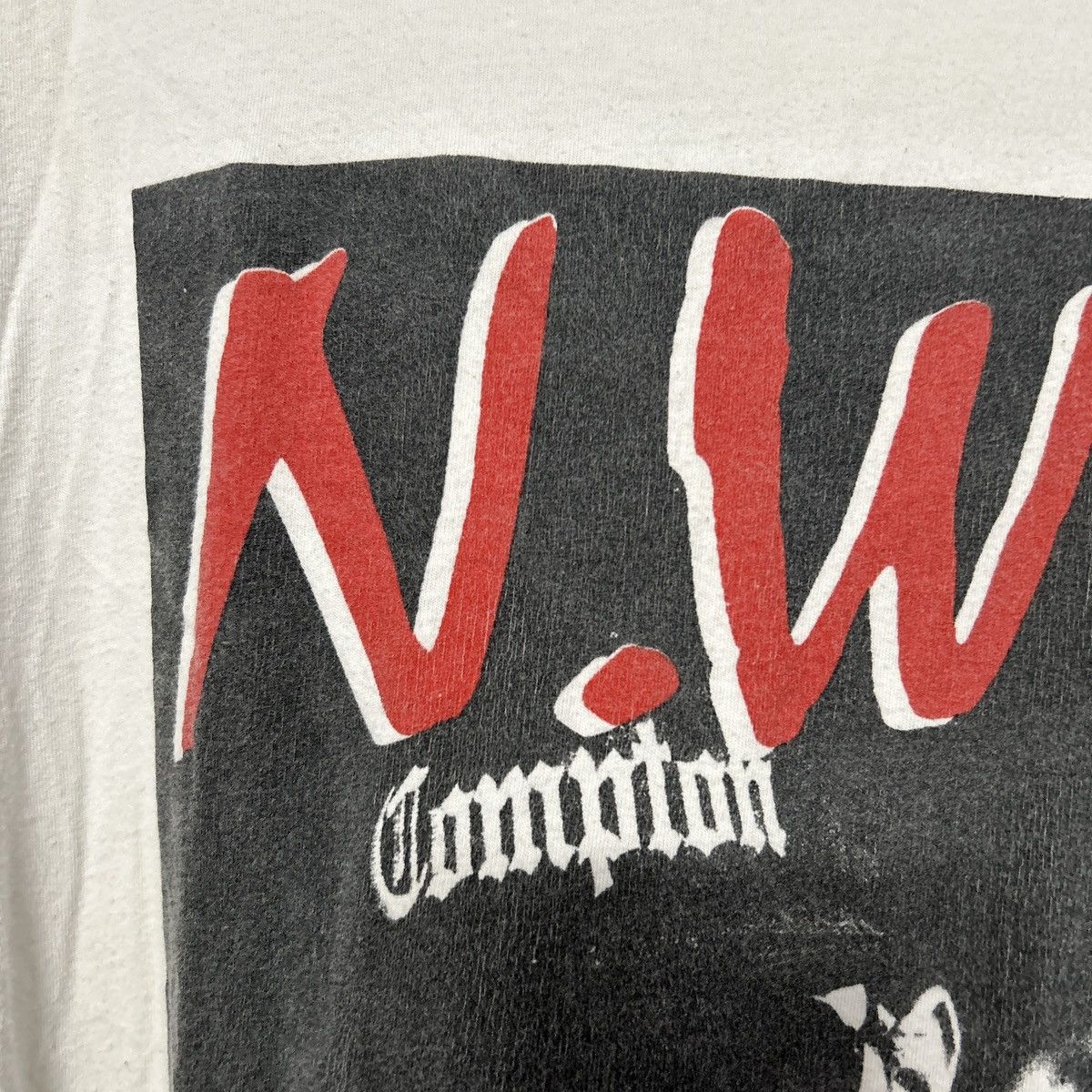 Next Level Apparel Next Level Apparel NWA White Graphic Tee Sz Medium - "Omar" Size US M / EU 48-50 / 2 - 13 Thumbnail
