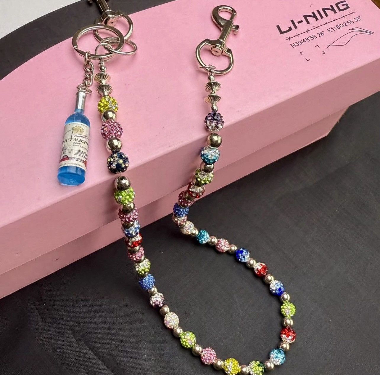 Japanese Brand × Jewelry Round Bead Rhinestone Wallet Chain Size ONE SIZE - 4 Thumbnail