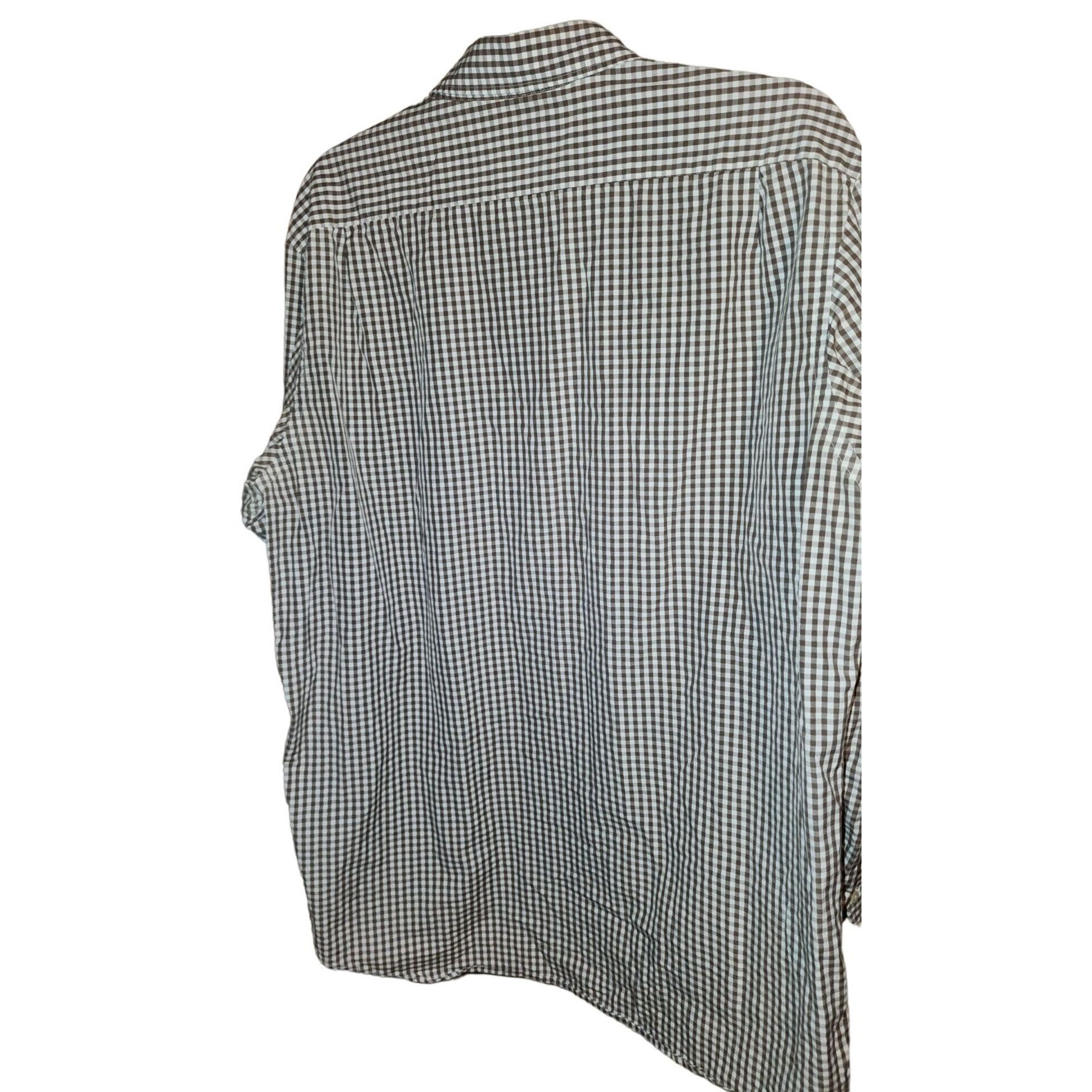 Lacoste Lacoste Size 42 Brown White Gingham Mens Long Sleeve Button Size US XS / EU 42 / 0 - 5 Thumbnail