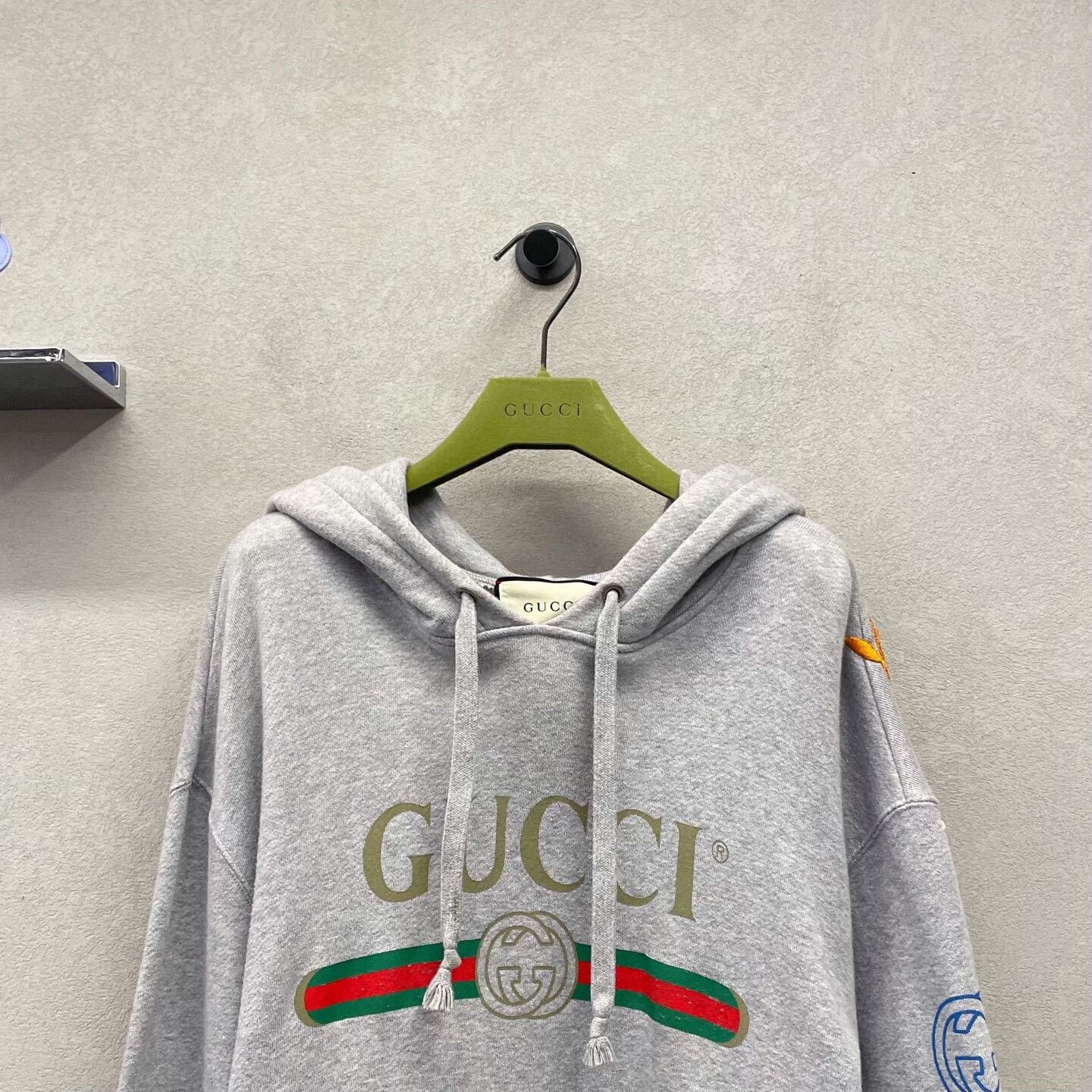 Gucci gucci gray sweatshirt with embroidered details Size US S / EU 44-46 / 1 - 4 Thumbnail