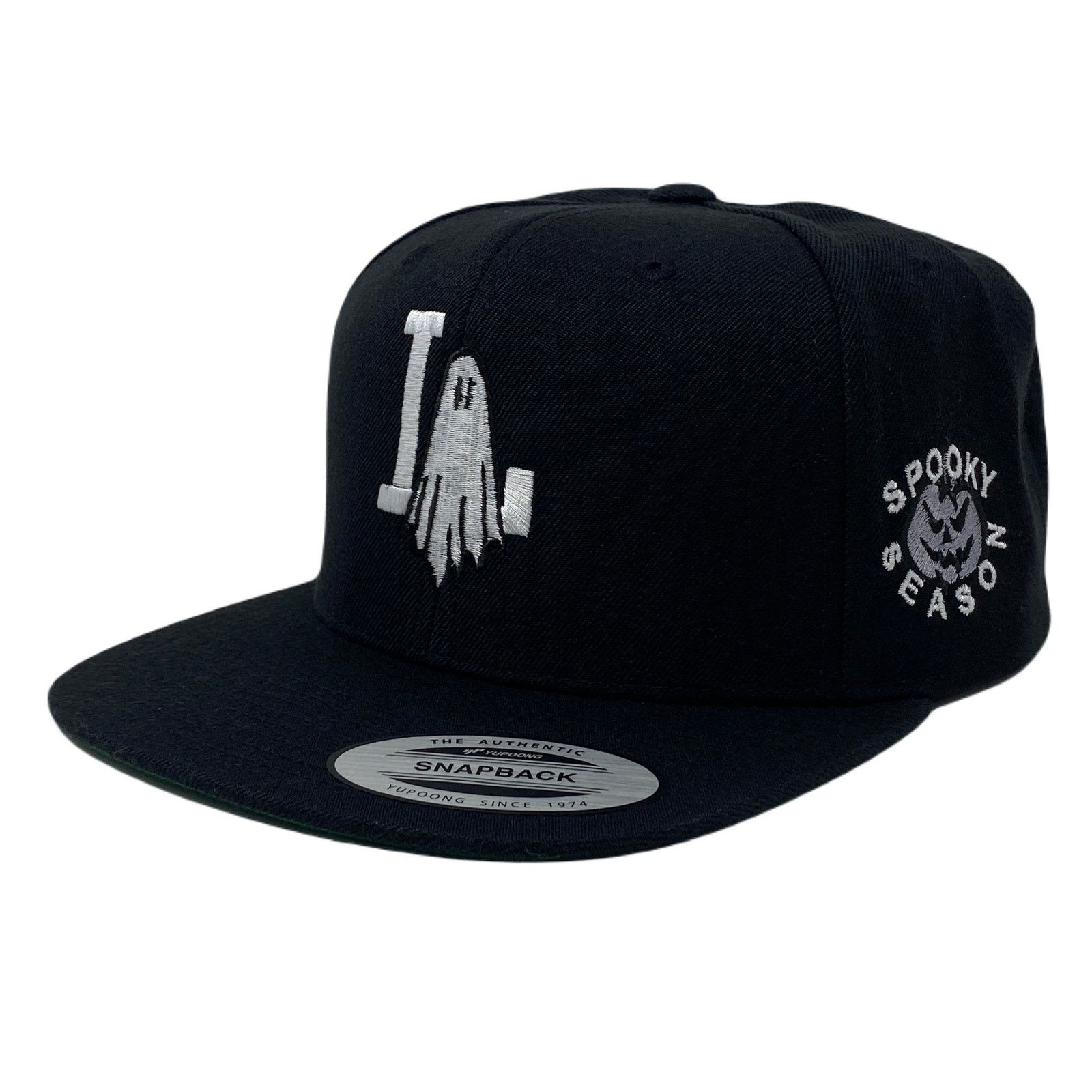Other Los Angeles LA Ghost Halloween Spooky GRY Snapback Hat Size ONE SIZE - 3 Thumbnail
