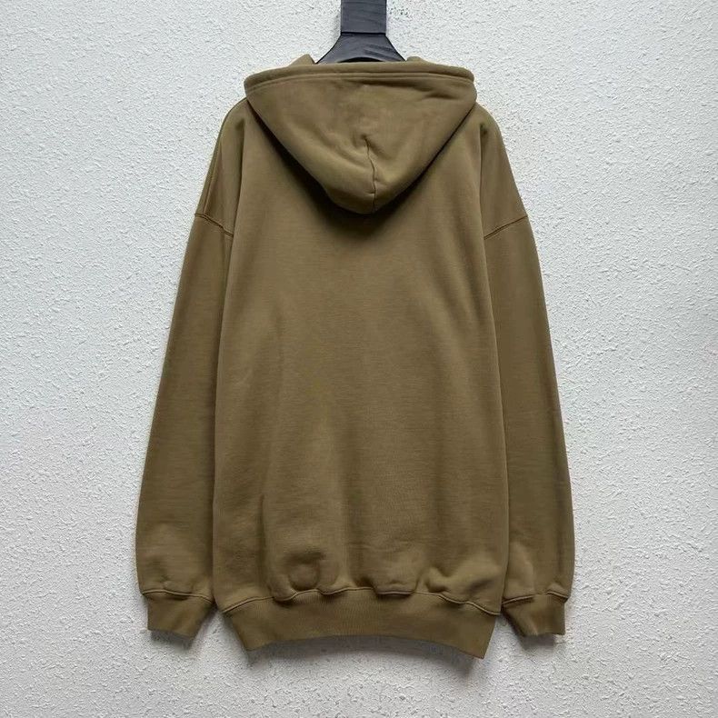 Balenciaga Balenciaga Double B Embroidery Logo Hoodie Wheat Color Mel Size US S / EU 44-46 / 1 - 2 Thumbnail