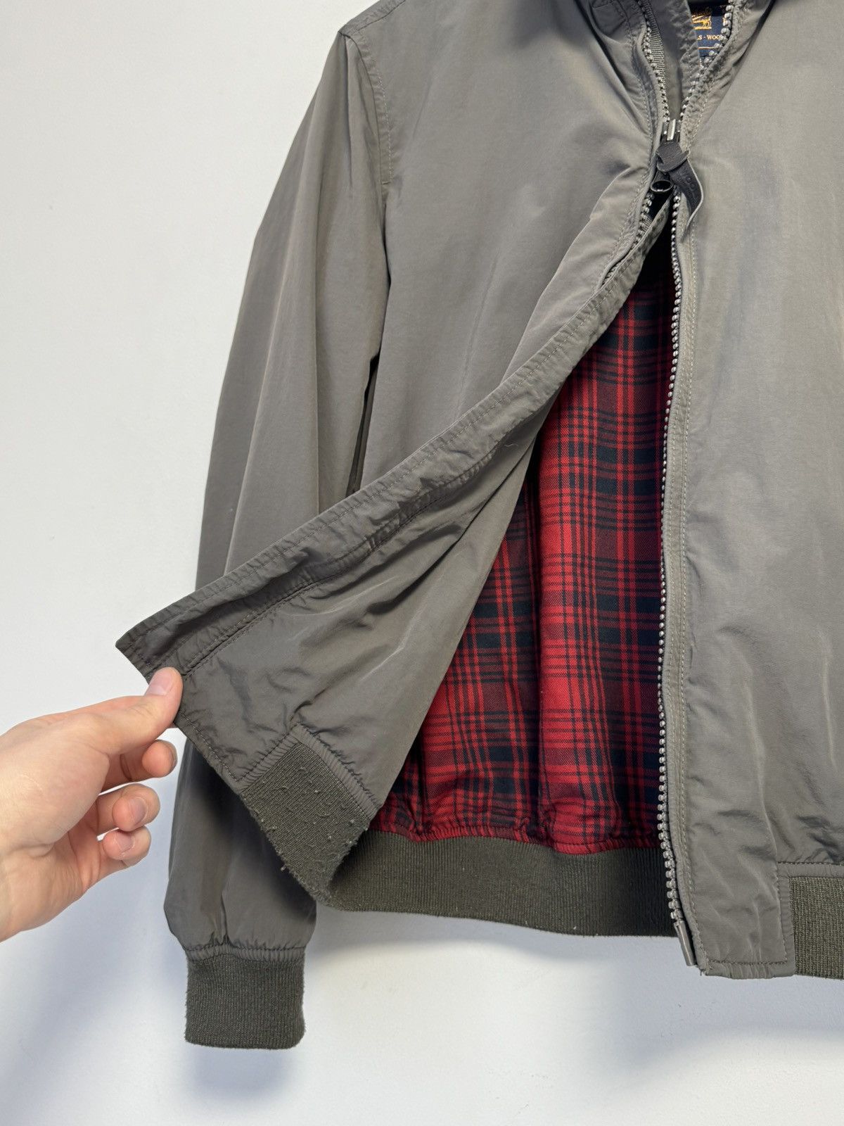 Woolrich Woolen Mills Woolrich Jacket Bomber Men’s Gray Size US XS / EU 42 / 0 - 10 Thumbnail