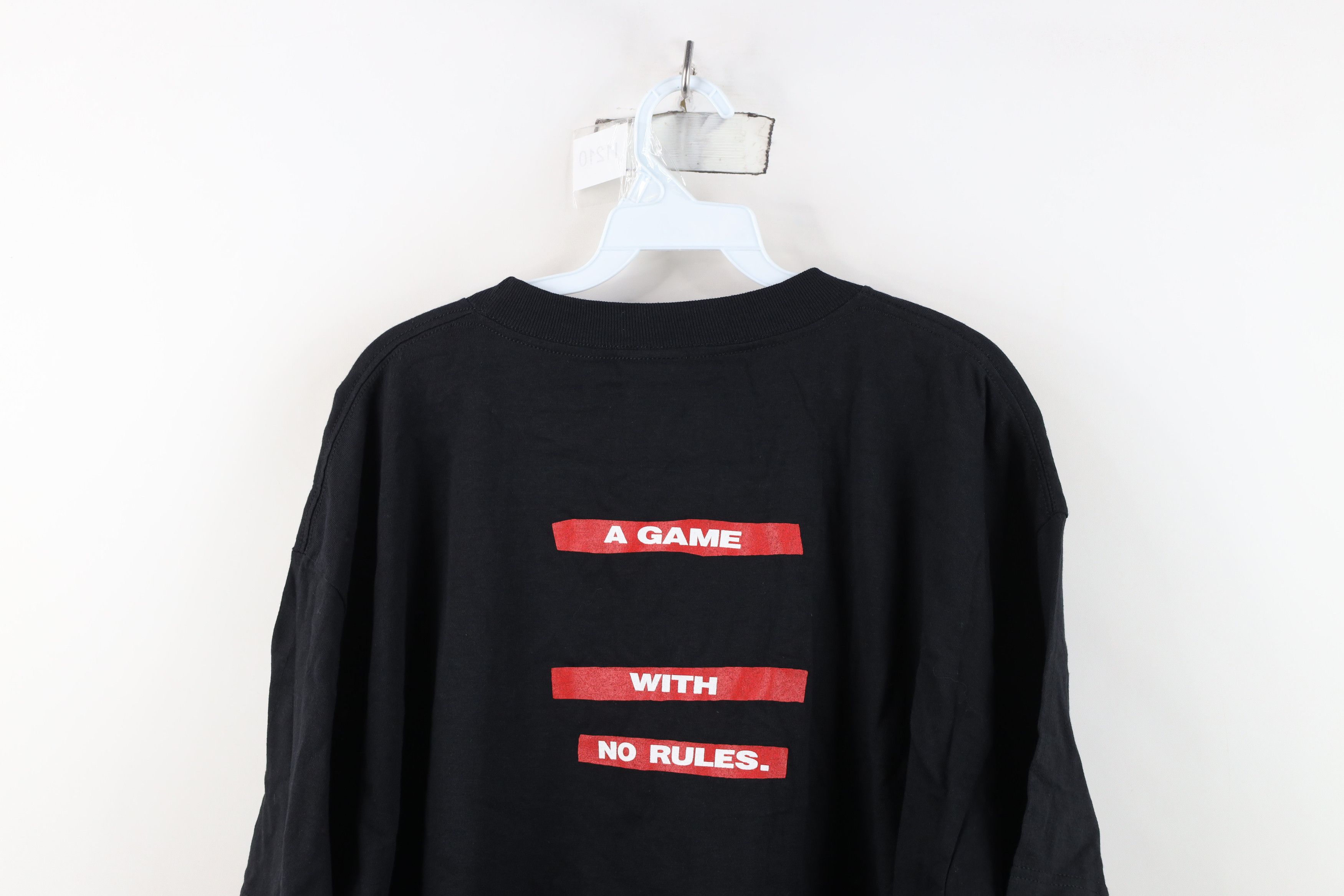 Vintage Vintage 90s Playing God Movie Short Sleeve T-Shirt Black Size US XL / EU 56 / 4 - 12 Thumbnail
