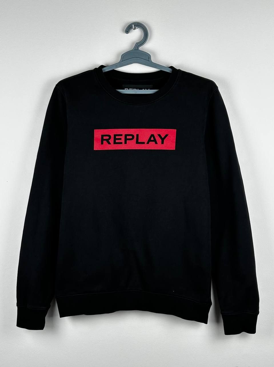Replay Replay Casual Black Logo Sweatshirt Size US L / EU 52-54 / 3 - 1 Thumbnail