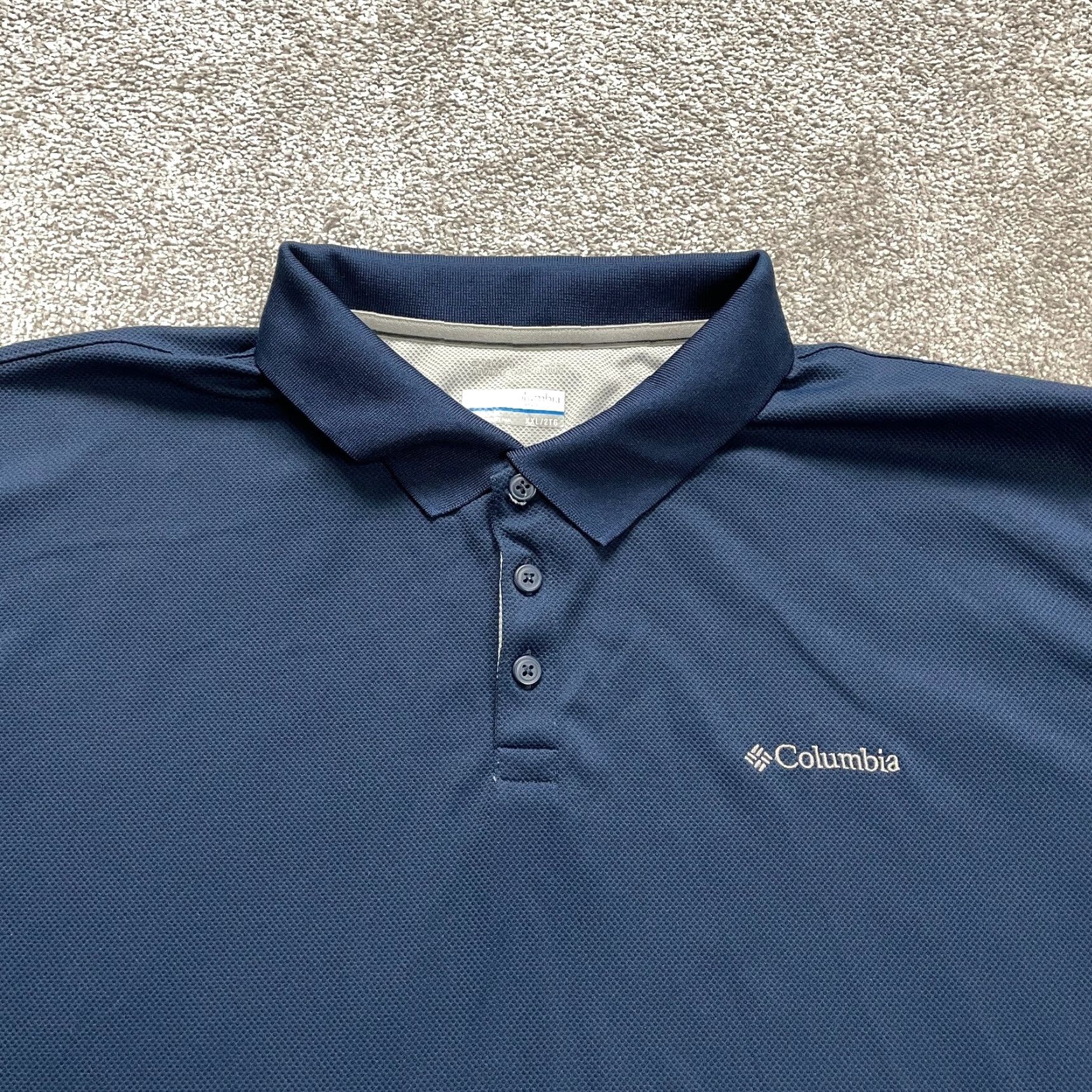 Vintage Columbia Utilizer Omni Wick Shirt Men 2XL Navy Blue Short Sleeve Collared Size US XXL / EU 58 / 5 - 3 Thumbnail