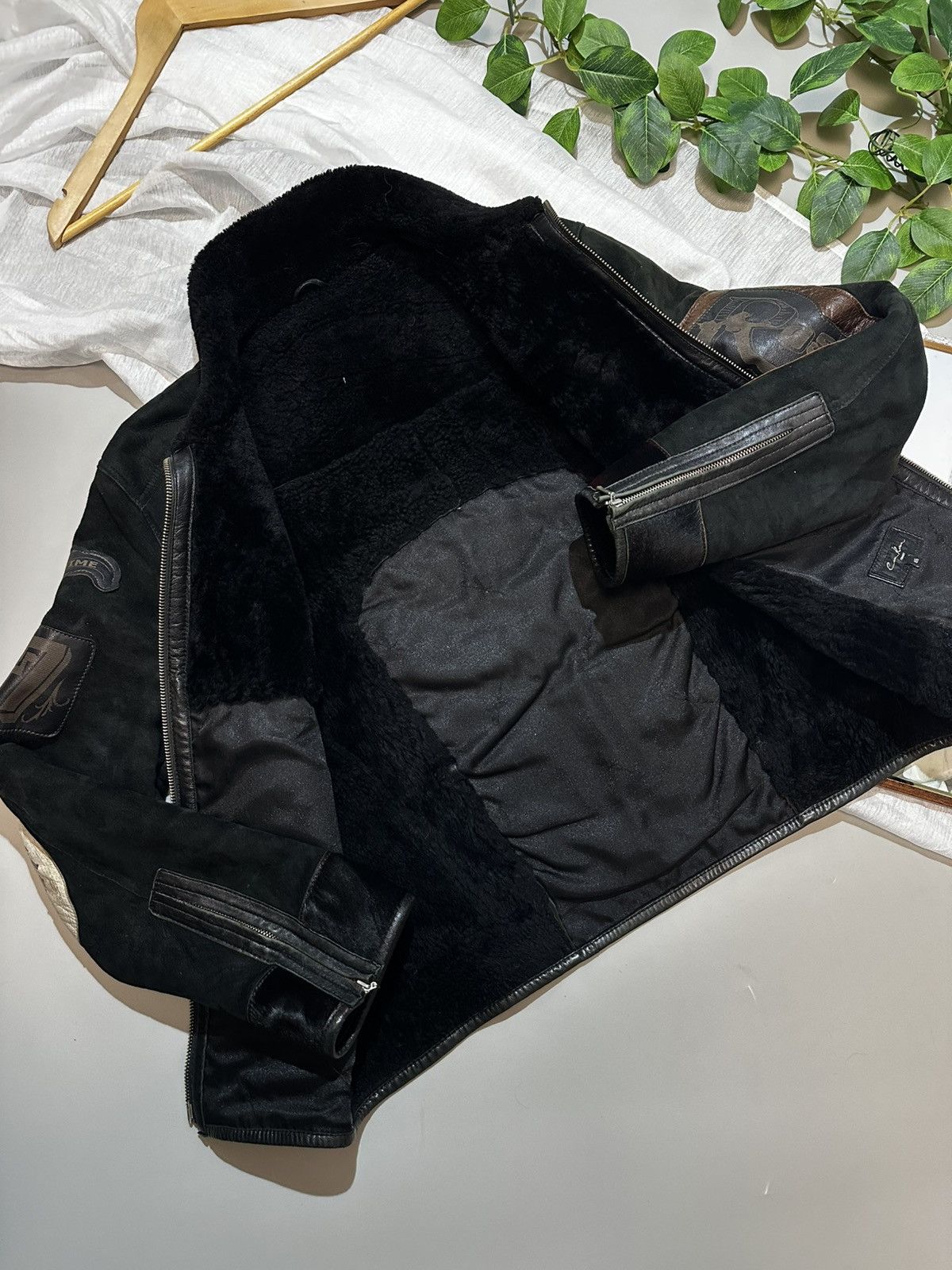 Other RARE 70s’ Archive Crea Keren france aviator jacket sheepskin Size US S / EU 44-46 / 1 - 13 Thumbnail