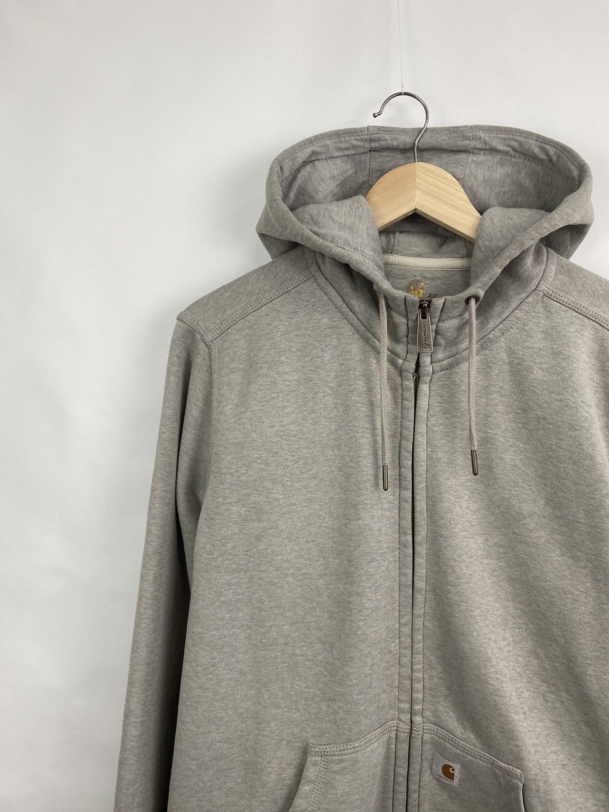 Carhartt 🇺🇸 Vintage 90s Carhartt Works Zip Hoodie Rare Retro Hype Y2K Size US XL / EU 56 / 4 - 2 Thumbnail