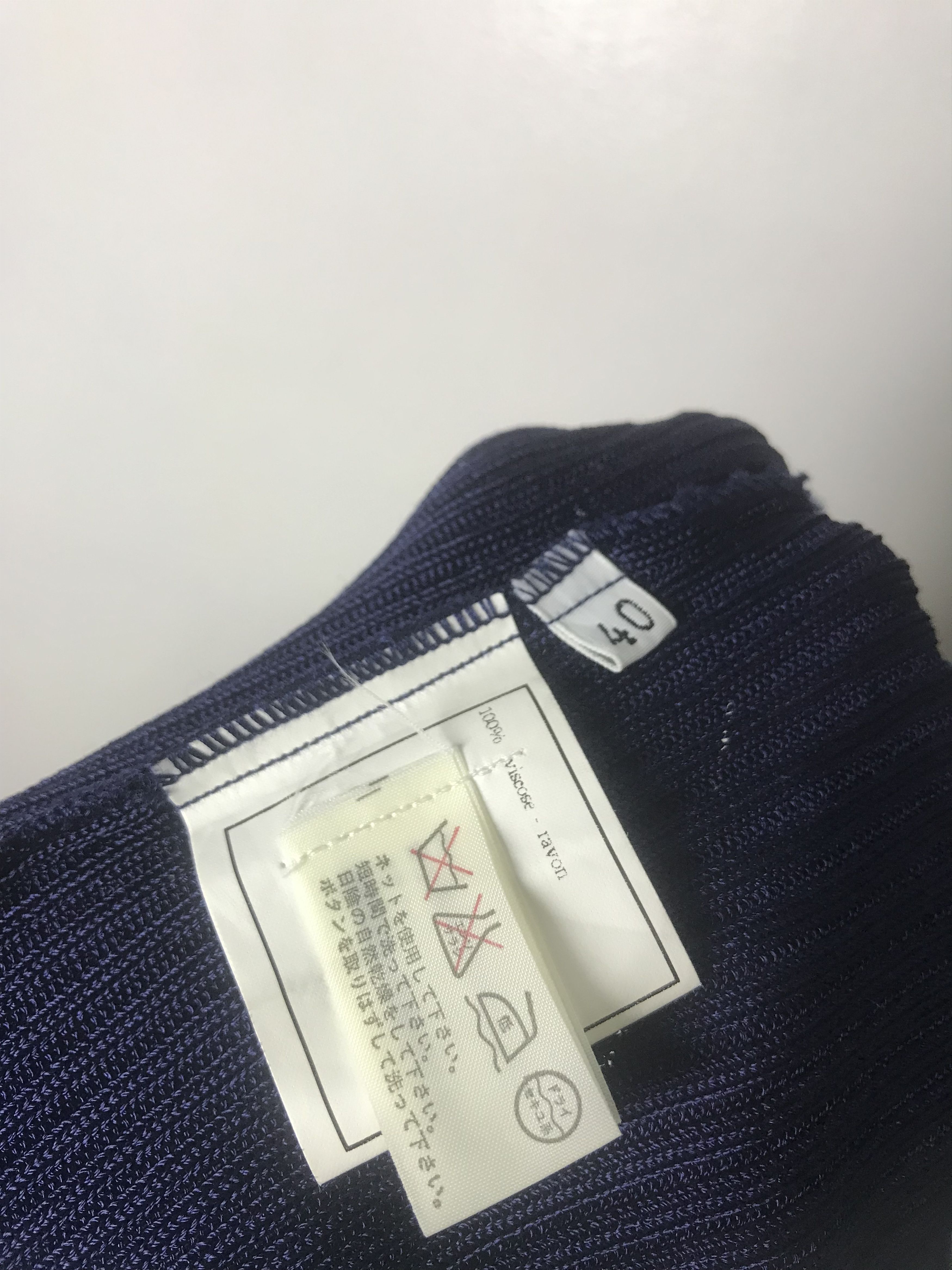 Chanel Chanel Knitted Maxi Skirt Size 22" - 10 Thumbnail
