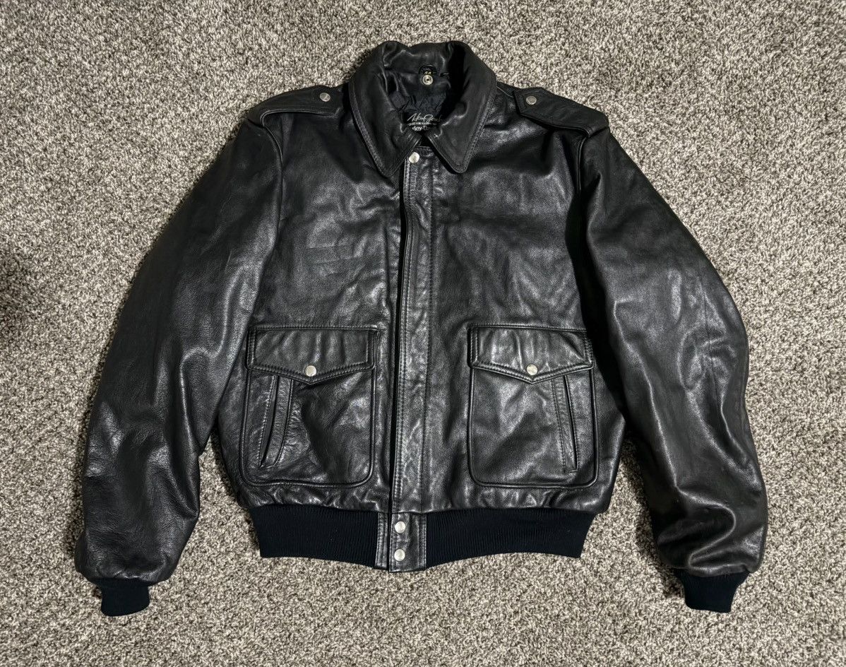 Hein Gericke Vintage Hein Gericke Harley-Davidson Black Leather Bomber Size US S / EU 44-46 / 1 - 1 Thumbnail