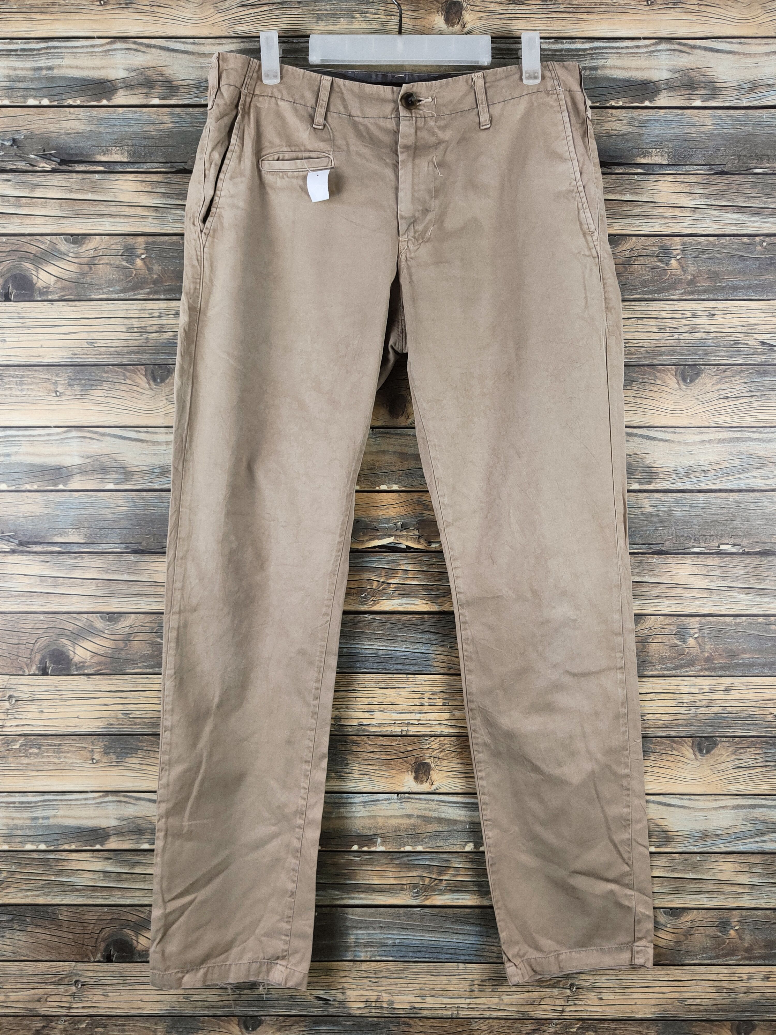 Johnbull DL Johnbull Light Brown Multipocket Casual Pants #46-356 Size US 32 / EU 48 - 1 Thumbnail