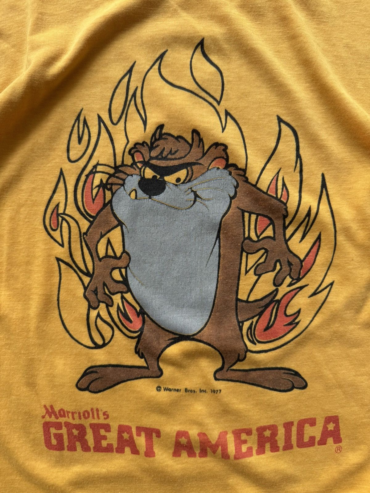 Vintage × Warner Bros Vintage 70’s Tasmanian Devil Graphic Tee Warner Bros Graphic Size US L / EU 52-54 / 3 - 3 Thumbnail