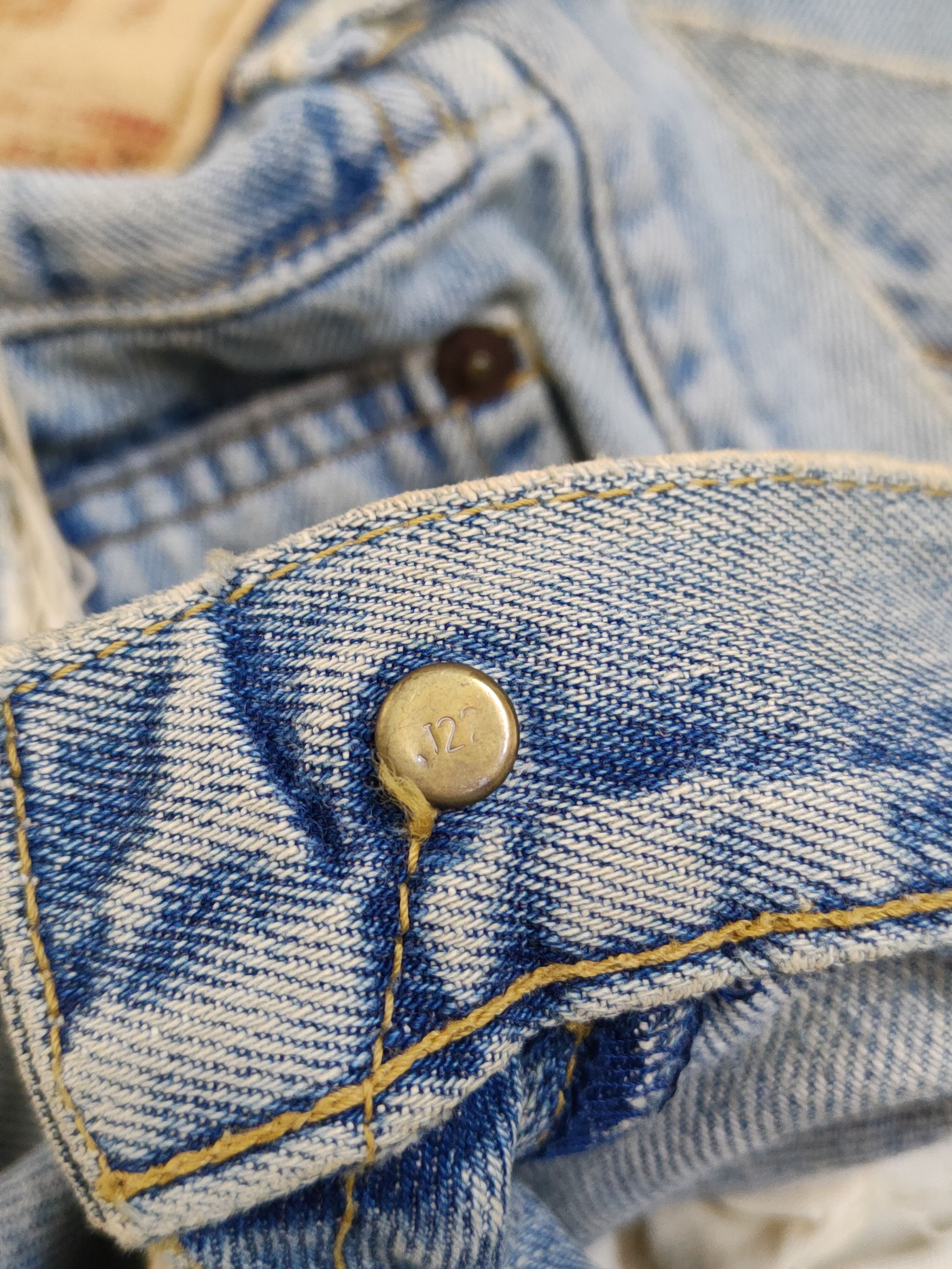 Levi's Levi's vintage selvedge faded Distressed Ripped denim #W1490 Size US 32 / EU 48 - 18 Thumbnail