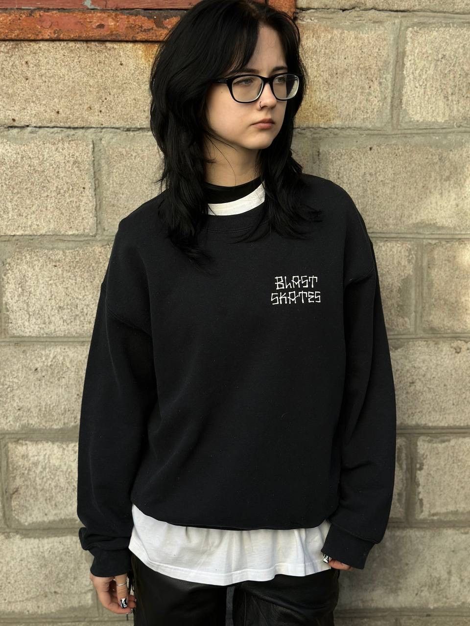 Hysteric Glamour VTG Mans Blast Skate Sweatshirts Big Logo Size M Y2K SK8 00s Size US M / EU 48-50 / 2 - 2 Thumbnail