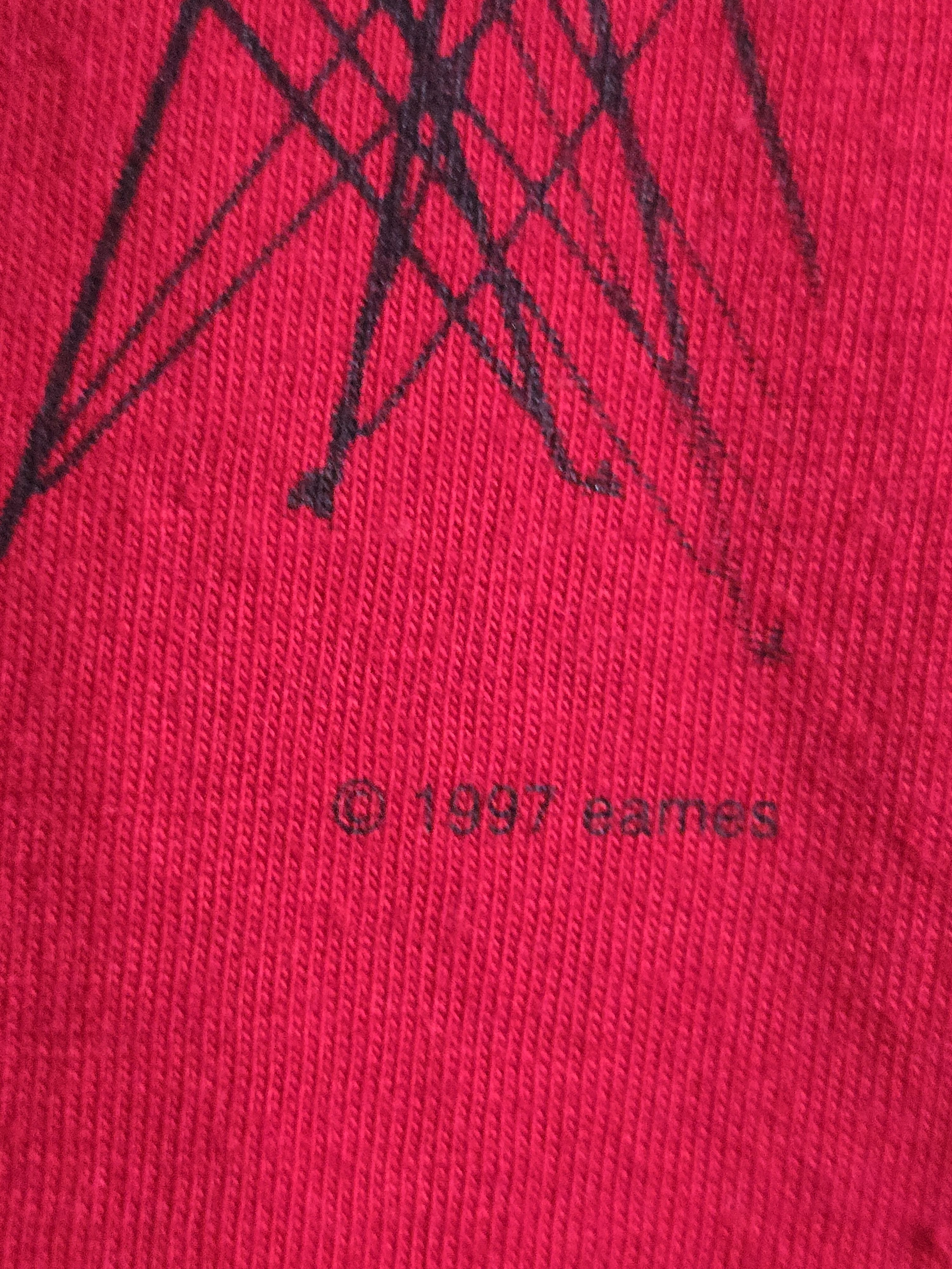 Vintage Vintage Eames Office chair shirt 1997 Red Size US S / EU 44-46 / 1 - 1 Thumbnail