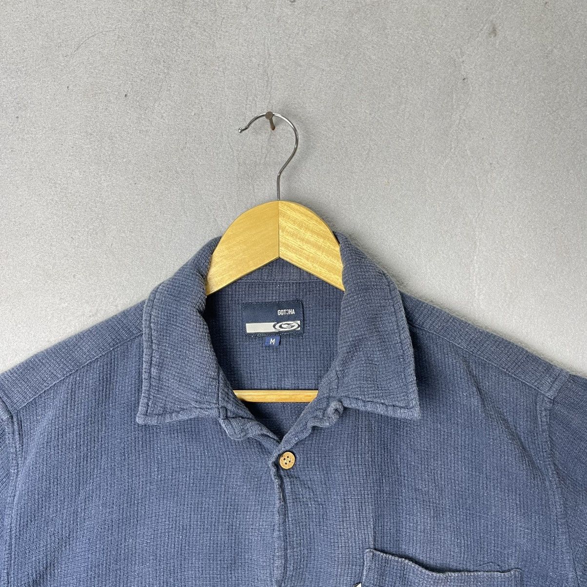 Gotcha Vintage Gotcha Textured Button-Up Surf Shirt Size US M / EU 48-50 / 2 - 2 Thumbnail