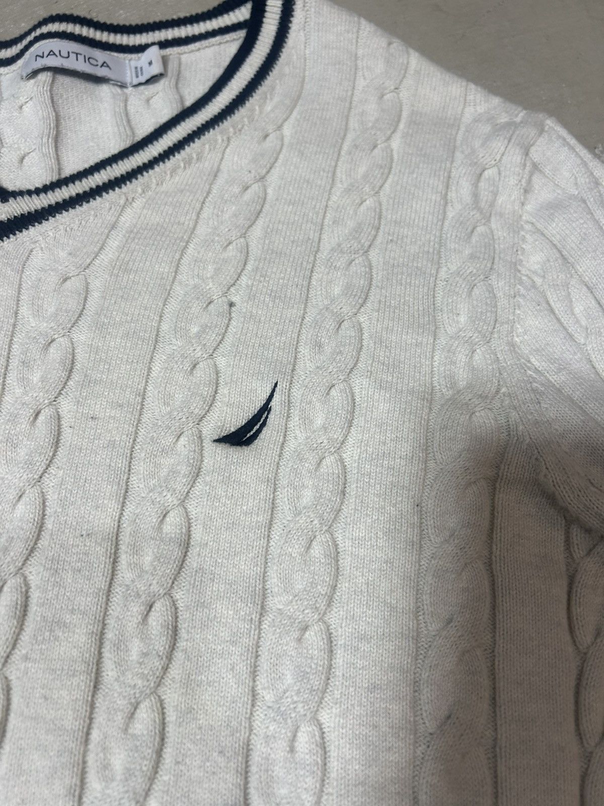 Nautica Vintage Nautica cable knit sweater Size US M / EU 48-50 / 2 - 4 Thumbnail