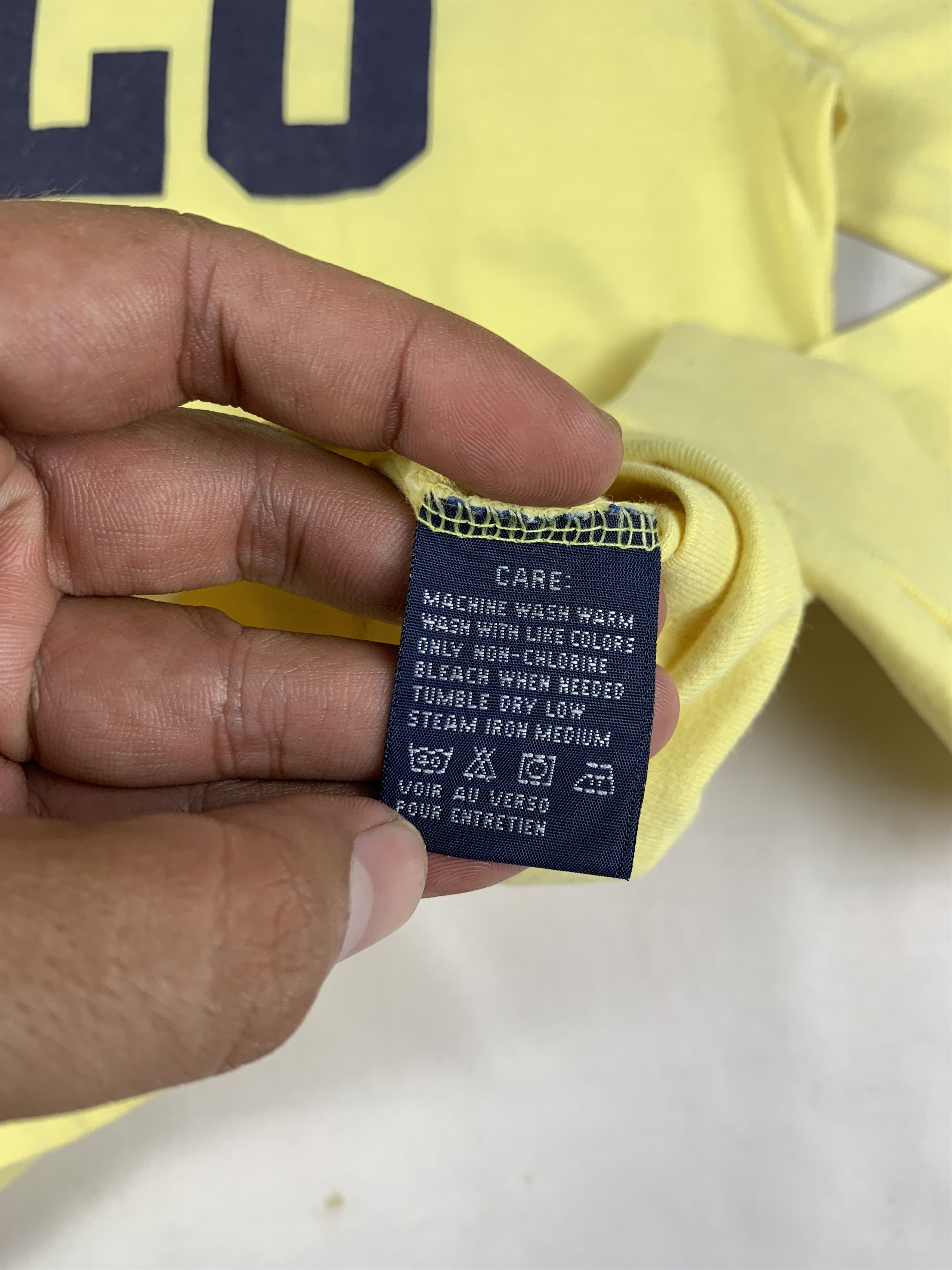Polo Ralph Lauren 1990s Polo by Ralph Lauren Spell Out Tee (M) Size M / US 6-8 / IT 42-44 - 9 Thumbnail