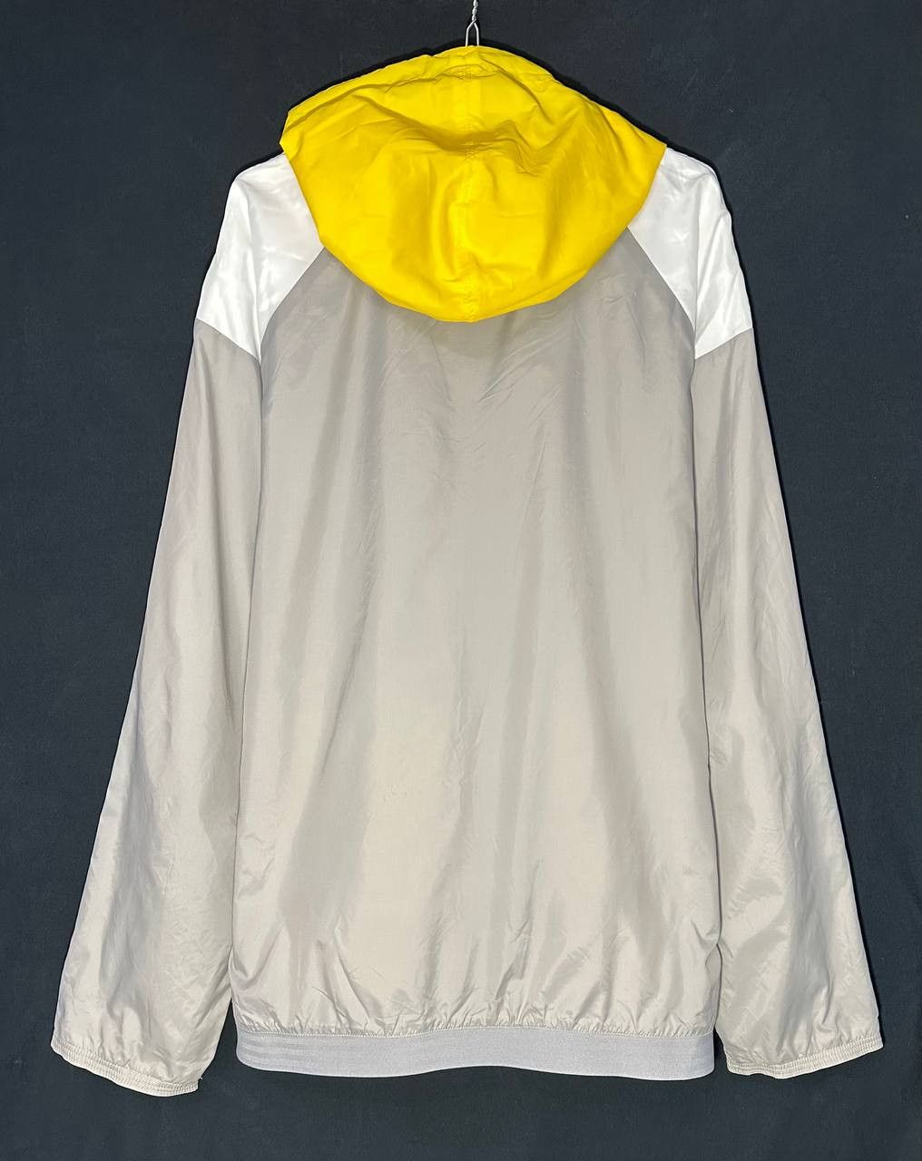 Nike × Vintage NIKE sportswear windbreaker jacket vintage grey yellow Size US XXL / EU 58 / 5 - 3 Thumbnail