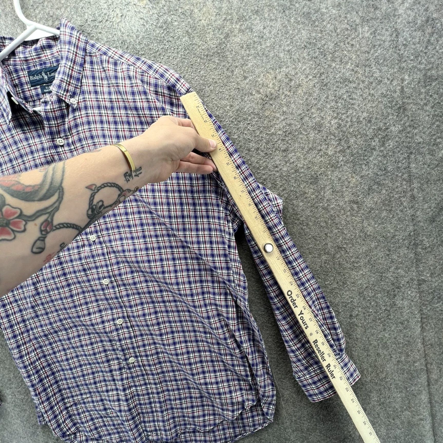 Ralph Lauren Ralph Lauren Shirt Mens Small Blue Plaid Long Sleeve Button Down Blake Casual Size US S / EU 44-46 / 1 - 3 Thumbnail