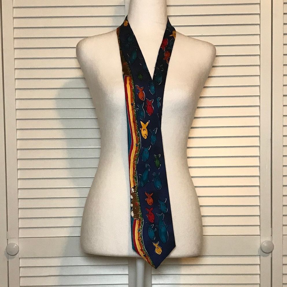 Other Save the Children Silk Classic Wide Necktie Size ONE SIZE - 2 Thumbnail