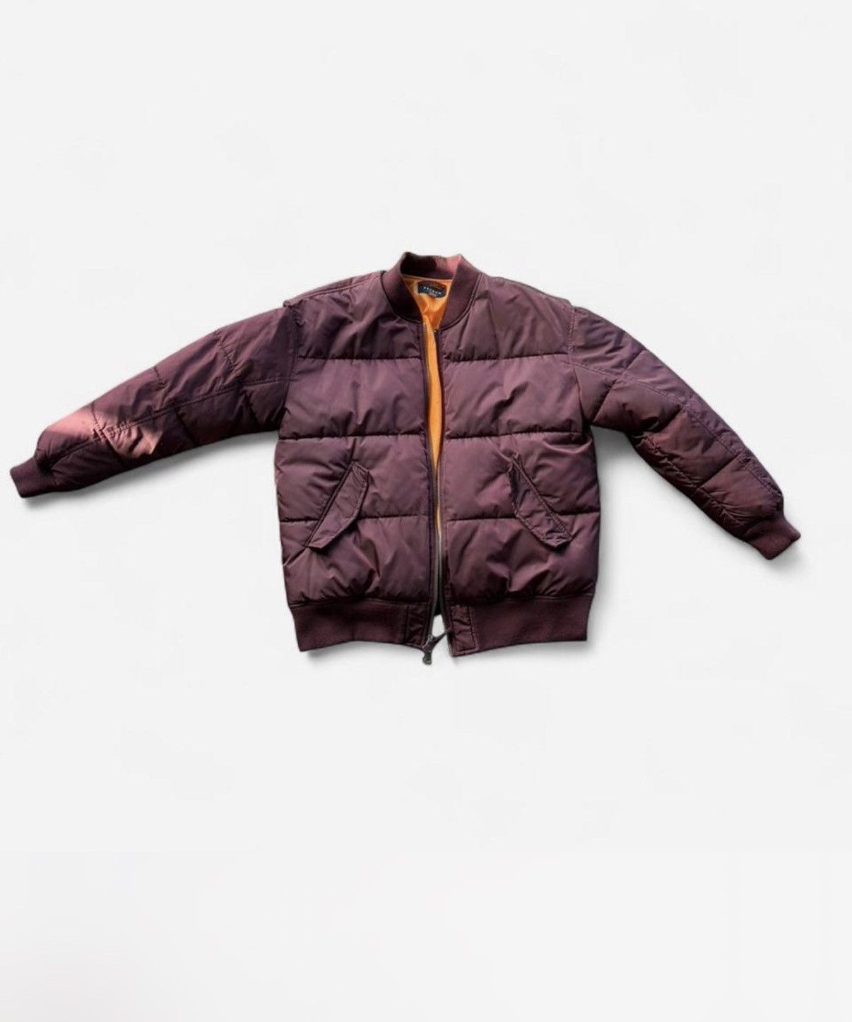 Pacsun Burgundy mens puffer jacket Size US L / EU 52-54 / 3 - 1 Thumbnail