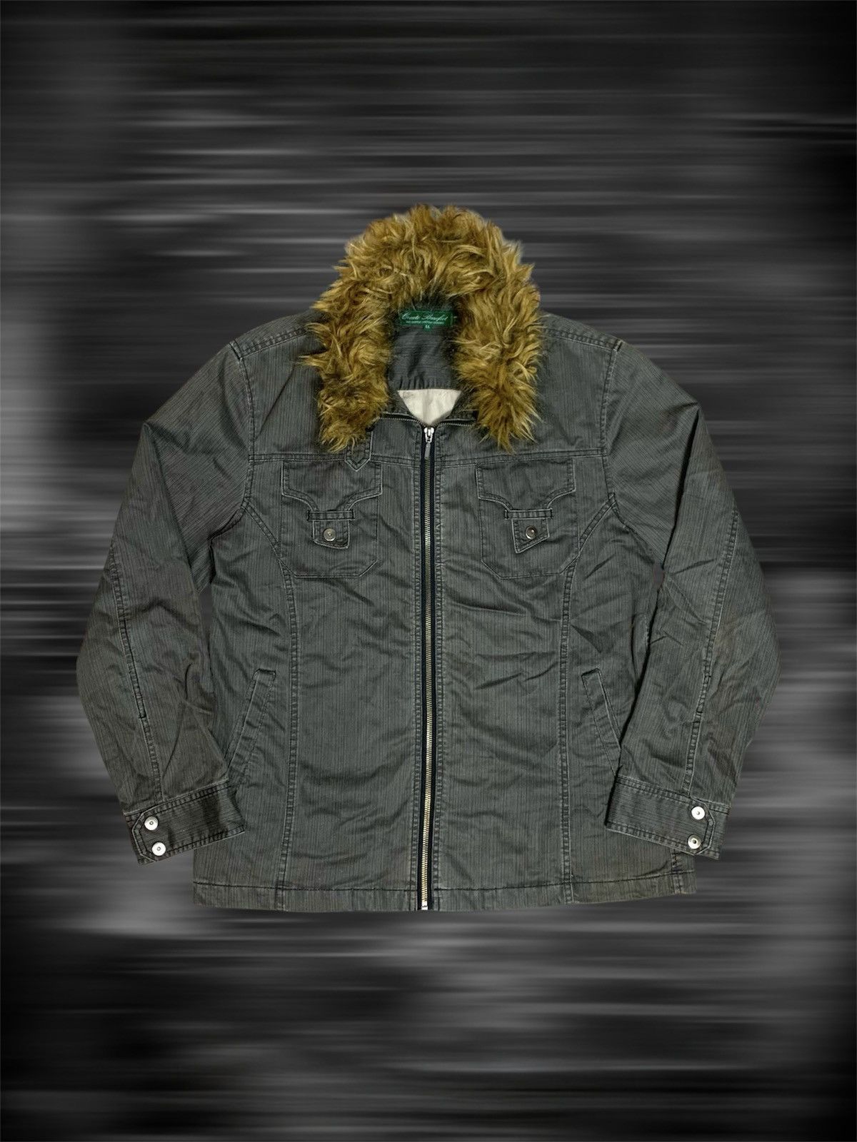 Japanese Brand Vkei Midas Faux Fur Jacket Kmrii Ifsixwasnine Style