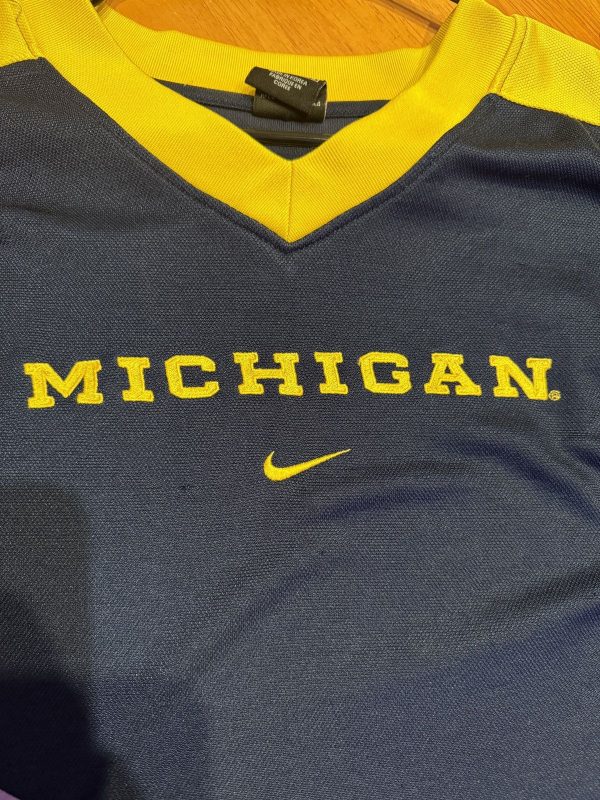 Nike VINTAGE 2000’s MICHIGAN JERSEY Size US L / EU 52-54 / 3 - 3 Thumbnail