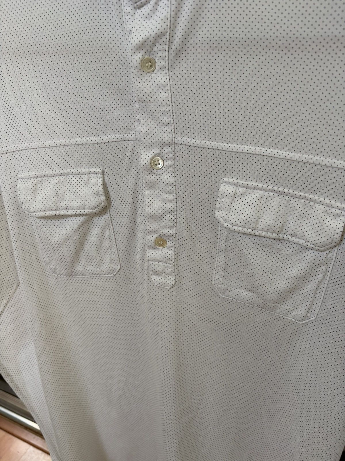 Undercover Undercover AW07 Zipper Sleeve Quarter Button Polo Size US L / EU 52-54 / 3 - 4 Thumbnail