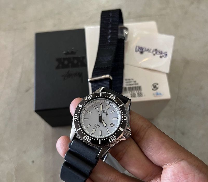 Stussy 30th Anniversary Seiko x Stussy Aquaforce Watches | Grailed