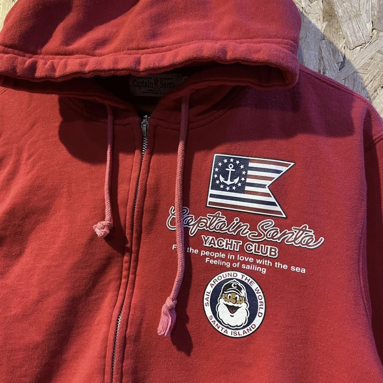 Japanese Brand Vintage Captain Santa Mora Sweden Zipper Sweatshirts Hoodie Size US L / EU 52-54 / 3 - 4 Thumbnail