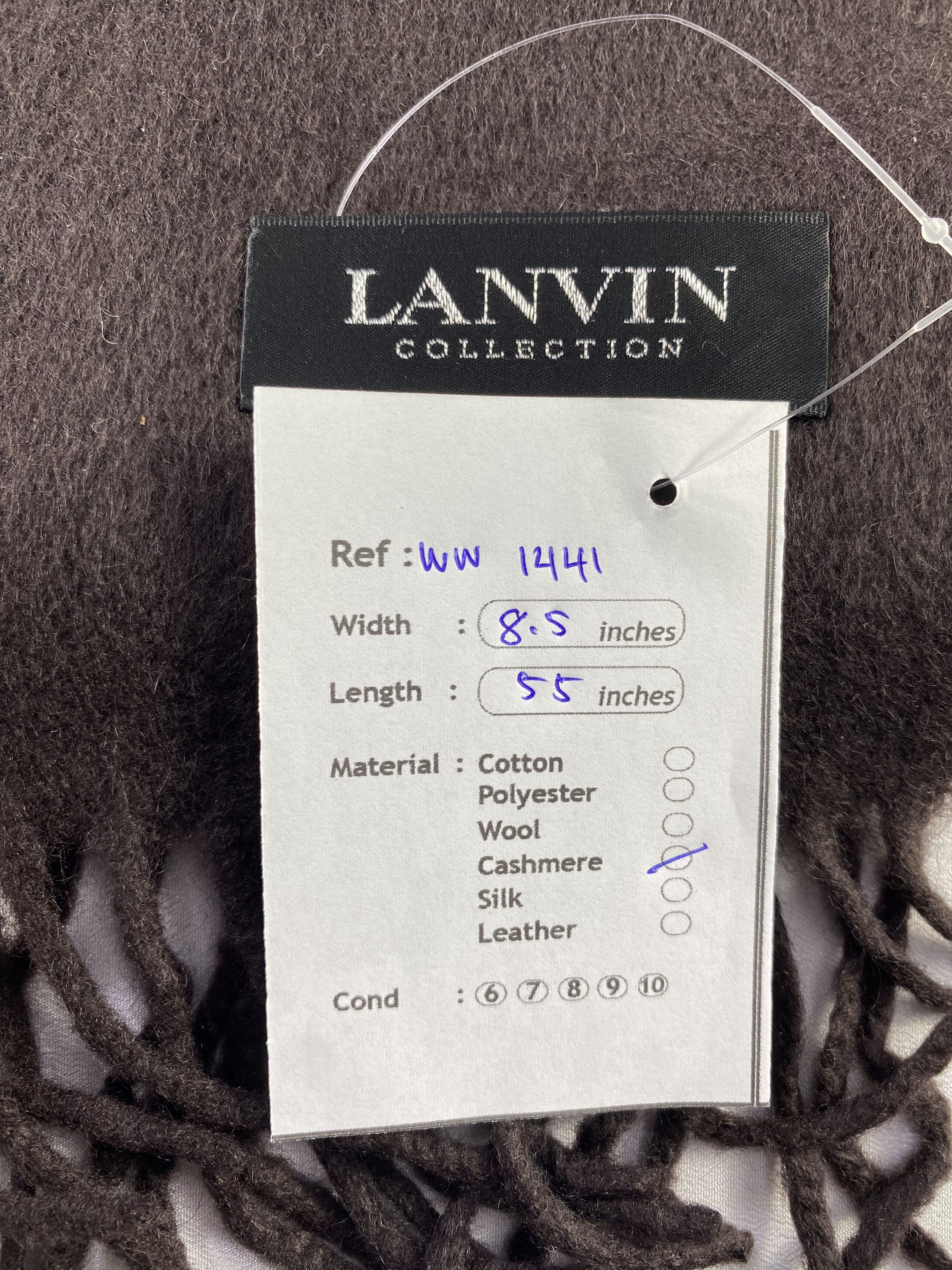 Lanvin Lanvin Scarf / Muffler / Neckwear - WW1441 Size ONE SIZE - 5 Thumbnail