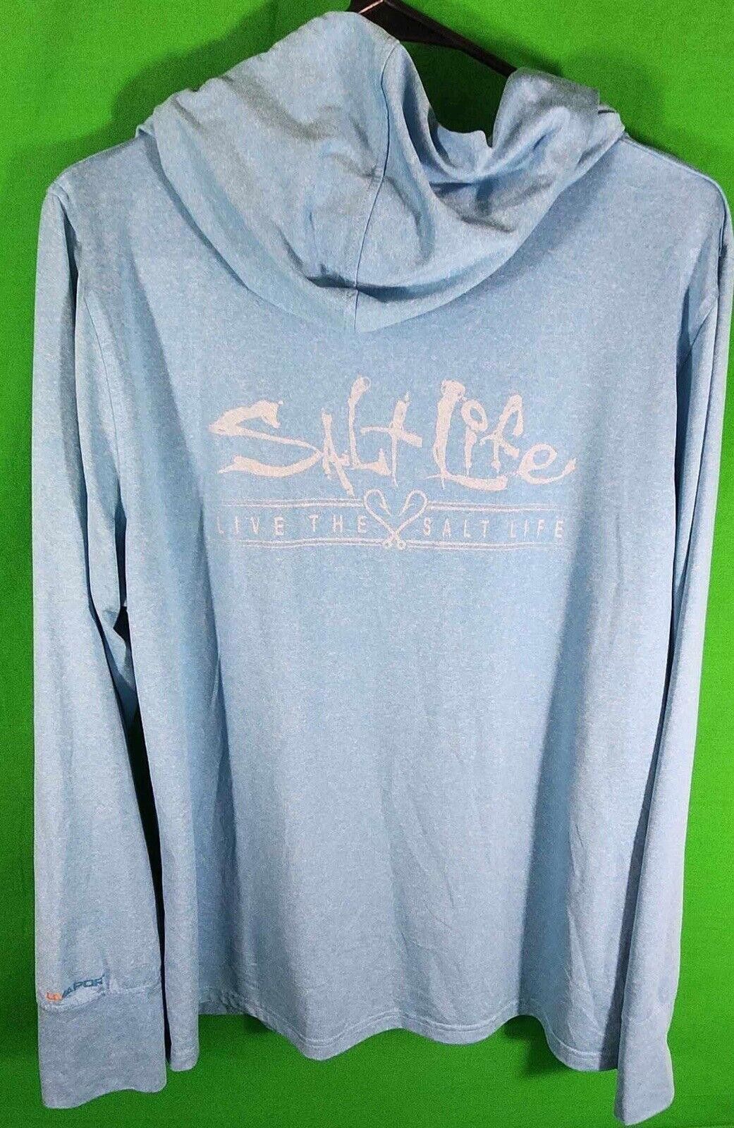 The Unbranded Brand Surf Life Long Sleeve Hoodie - Light Blue Size XL / US 12-14 / IT 48-50 - 3 Thumbnail