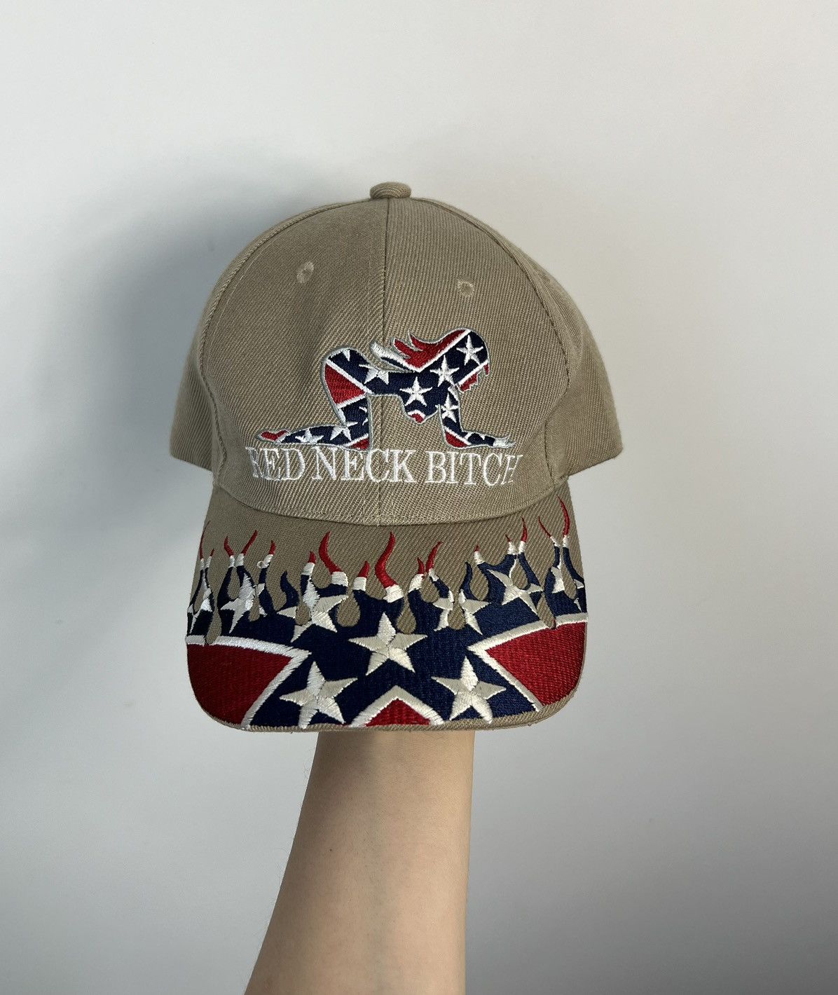 Vintage Cap Red Neck Bitch USA Fire Vintage Size ONE SIZE - 1 Thumbnail