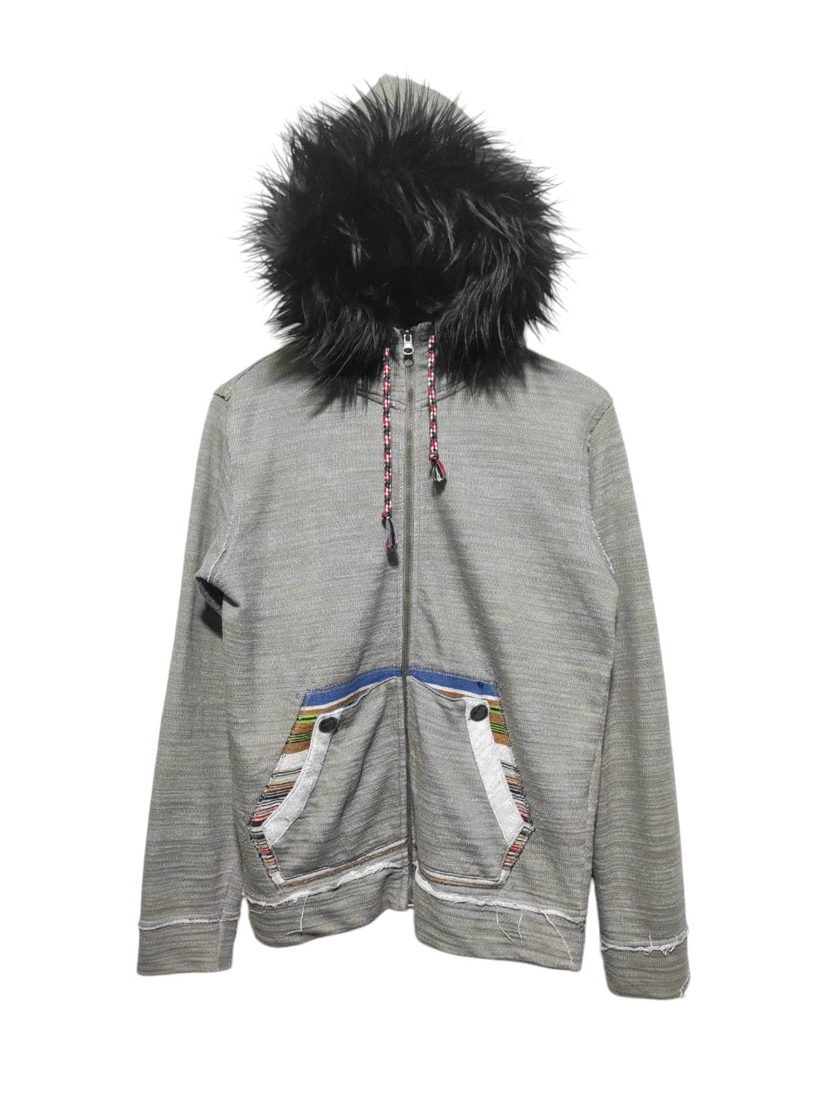 Hysteric Glamour Power to the People Zipper Fur Hoodie LGB style Size US M / EU 48-50 / 2 - 1 Thumbnail