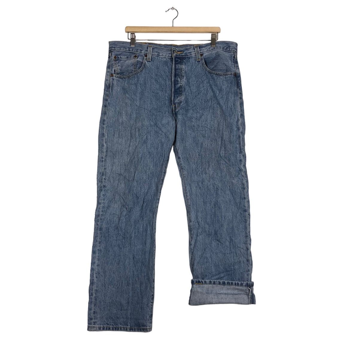 Levi's 🔥90’s VINTAGE LEVIS DISTRESSED DENIM JEANS USA Size US 36 / EU 52 - 9 Thumbnail