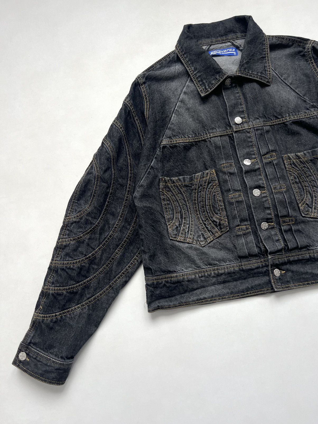 jOONIVERSE LAB 🔥Jooniverse Lab 5 Panels Type-2 Denim Jacket Ash Grey Size US M / EU 48-50 / 2 - 9 Thumbnail