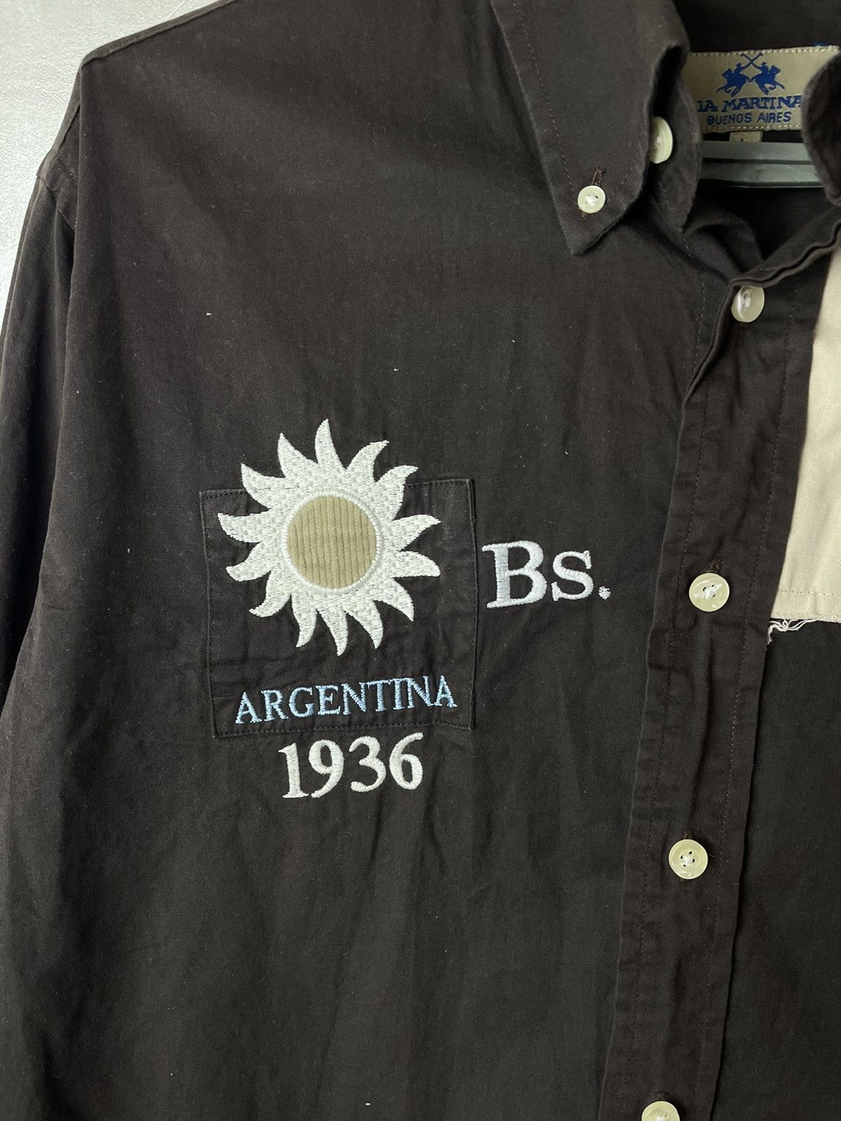 La Martina Vintage La Martina Argentina polo shirt button up L Men Size US XL / EU 56 / 4 - 3 Thumbnail