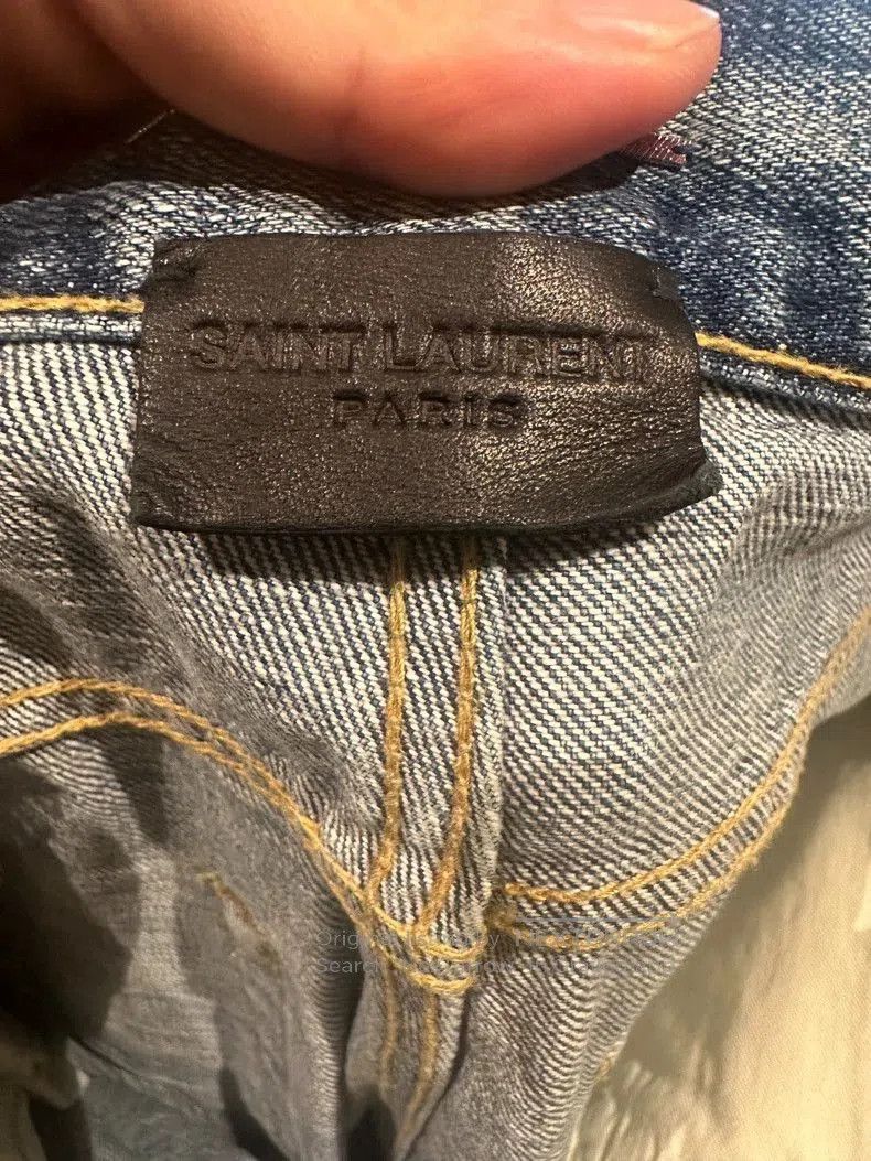 Saint Laurent Paris YSL Slim Fit Denim Jeans. Size US 30 / EU 46 - 2 Thumbnail