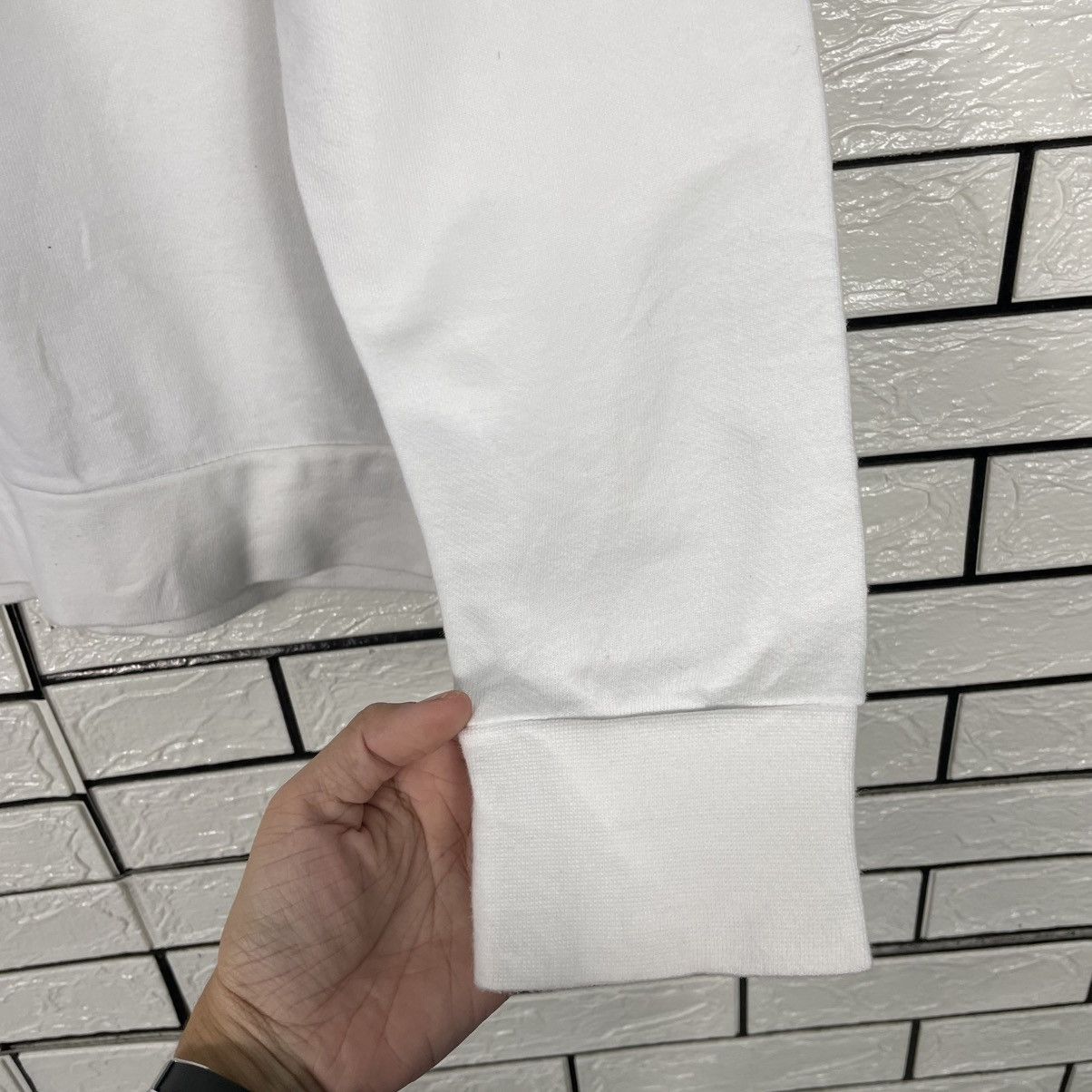 Levi's Levi's Big Logo White Crewneck Sweatshirt Size US M / EU 48-50 / 2 - 9 Thumbnail