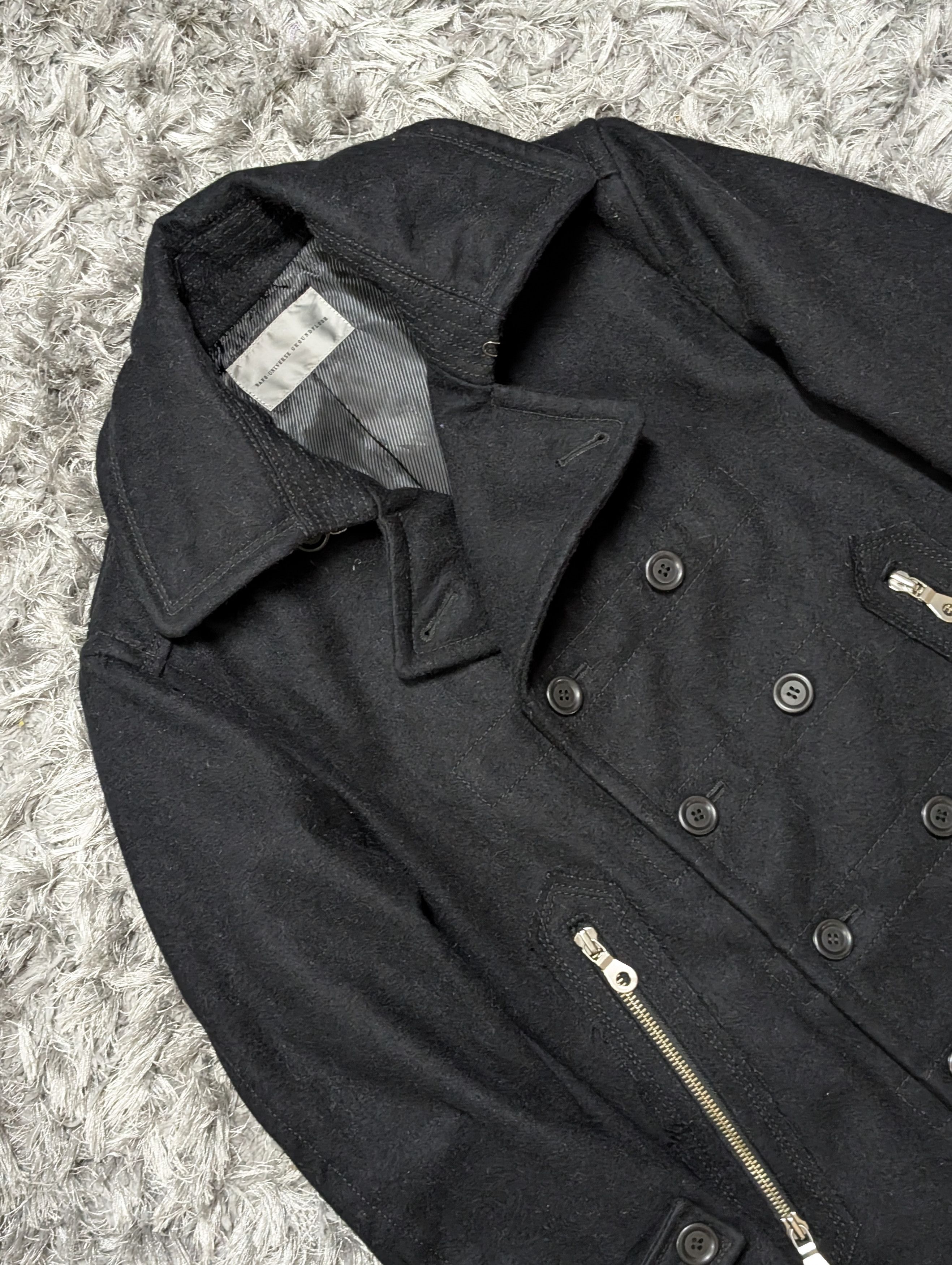 NANO universe Nano Universe Ground Floor Wool Double Breast Jacket Size US L / EU 52-54 / 3 - 3 Thumbnail