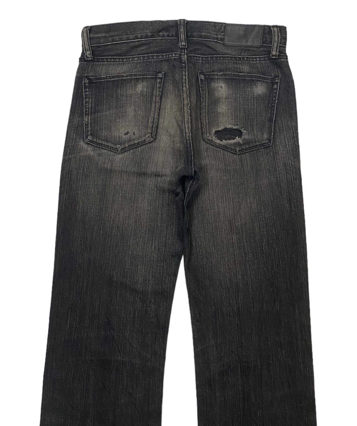 Undercover × Uniqlo UNIQLO JAPAN BLACK BOOTCUT DISTRESS UNDERCOVER STYLE DESIGN Size US 30 / EU 46 - 6 Thumbnail