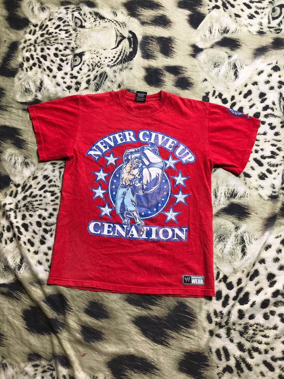 WWE WWE John Cena Never Give Up Cenation T Shirt Size M Size US M / EU 48-50 / 2 - 4 Thumbnail
