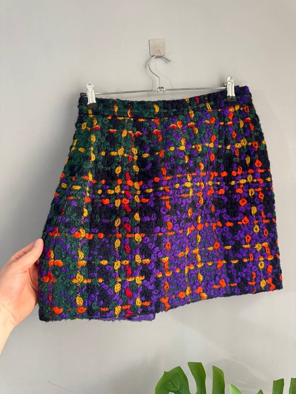 Dolce & Gabbana Dolce & Gabbana Multicolor Tweed Wool/Silk Skirt Sz IT42 / M Size 28" / US 6 / IT 42 - 17 Thumbnail