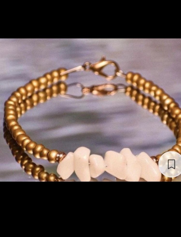 Jewelry Ceramic chip beaded bangle Size ONE SIZE - 1 Thumbnail